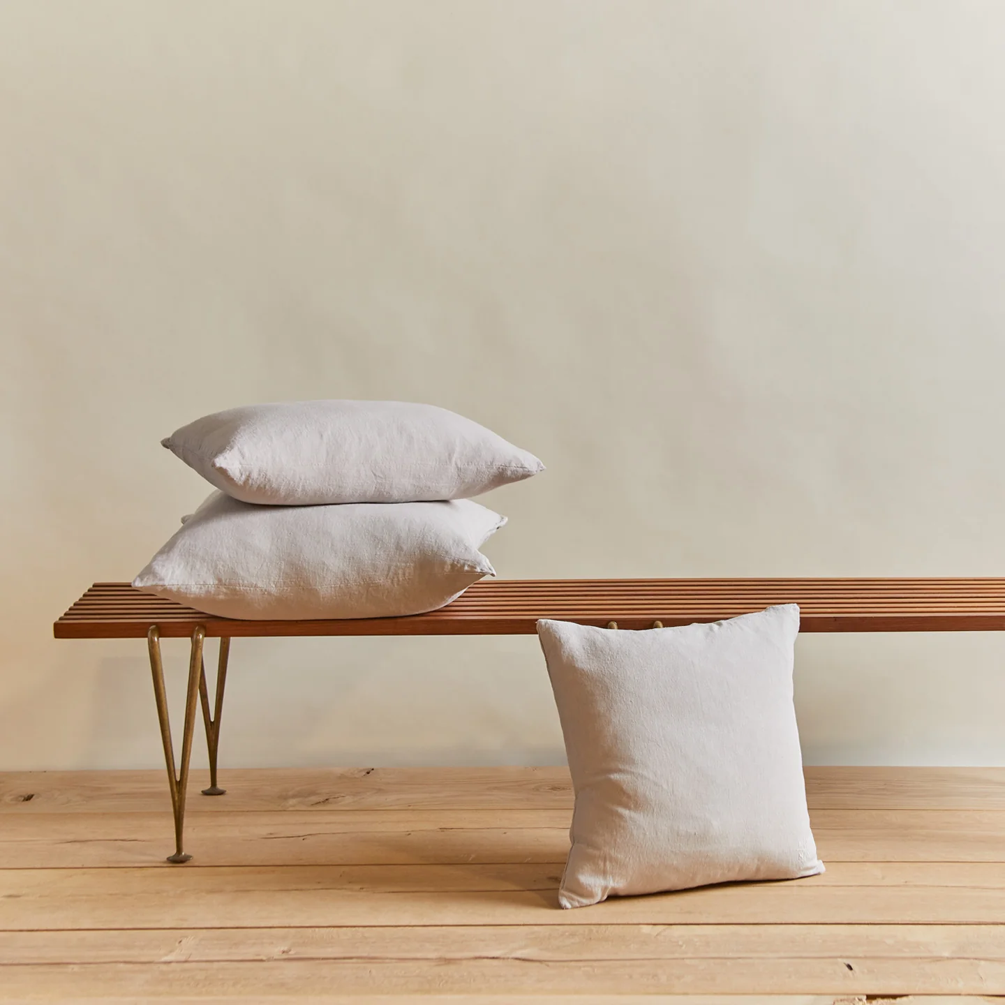 Simple Linen 12x22 Pillow - Light Grey - Image 5