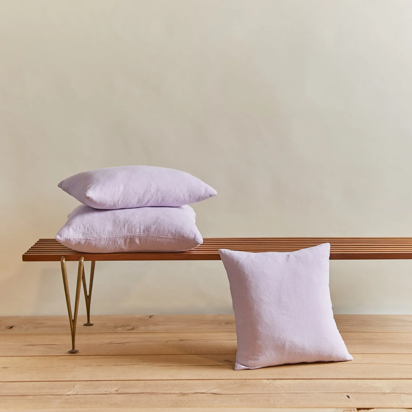 Simple Linen 12x22 Pillow - Lilac - Image 5