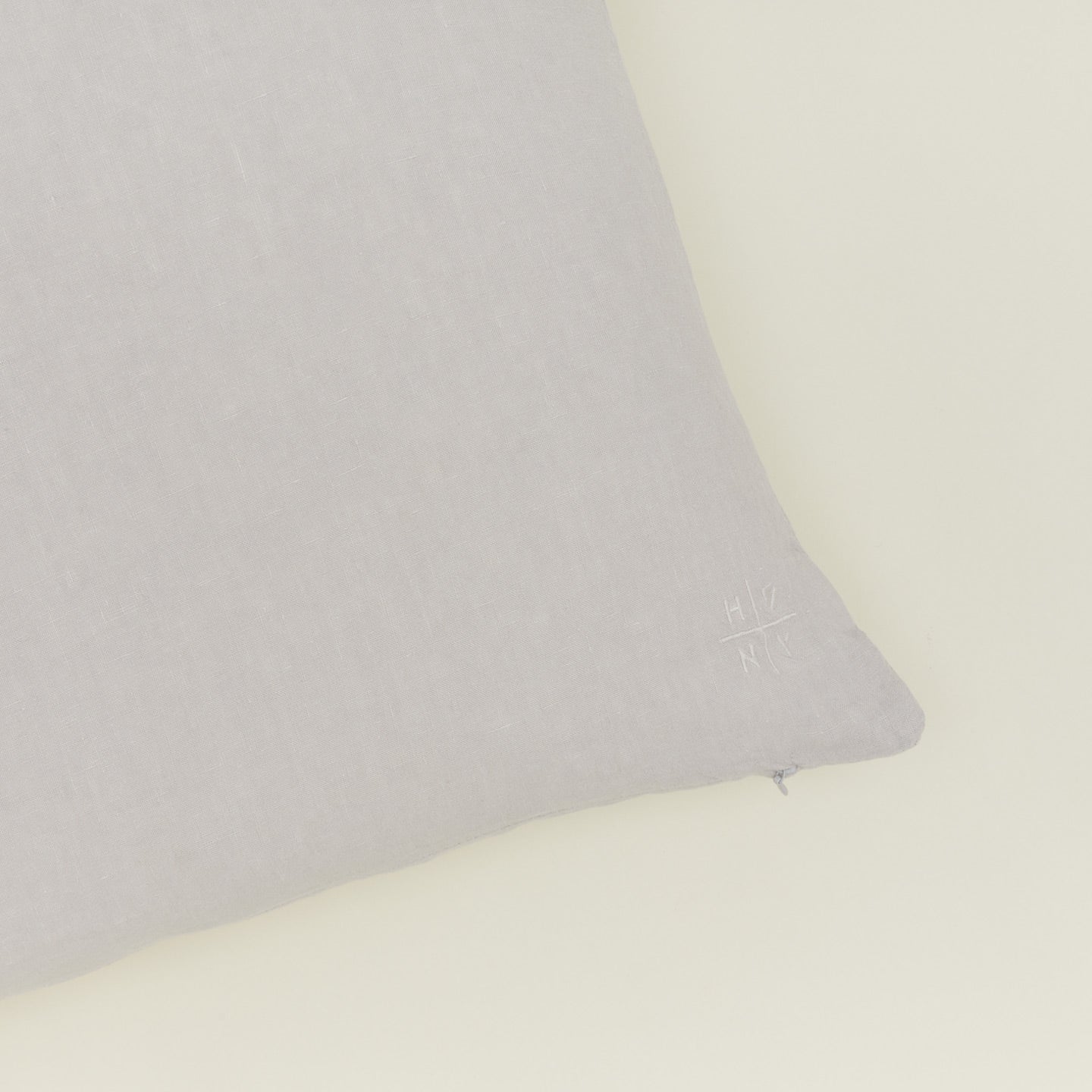 Simple Linen 18x18 Pillow - Light Grey - Image 3