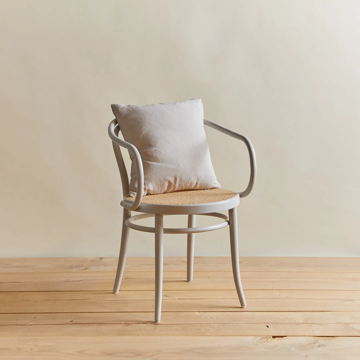 Simple Linen 18x18 Pillow - Light Grey - Image 4