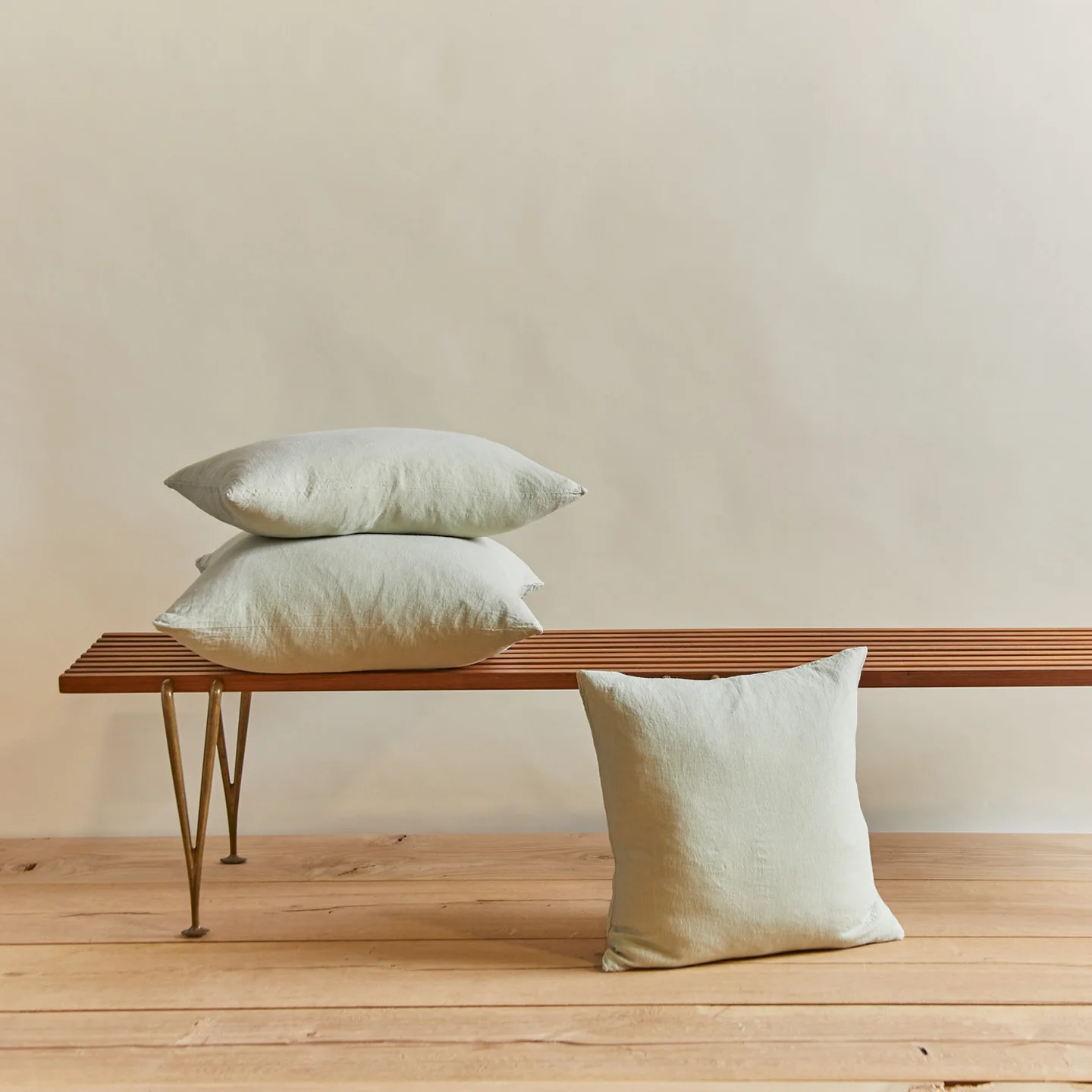 Simple Linen 18x18 Pillow - Sage - Image 5