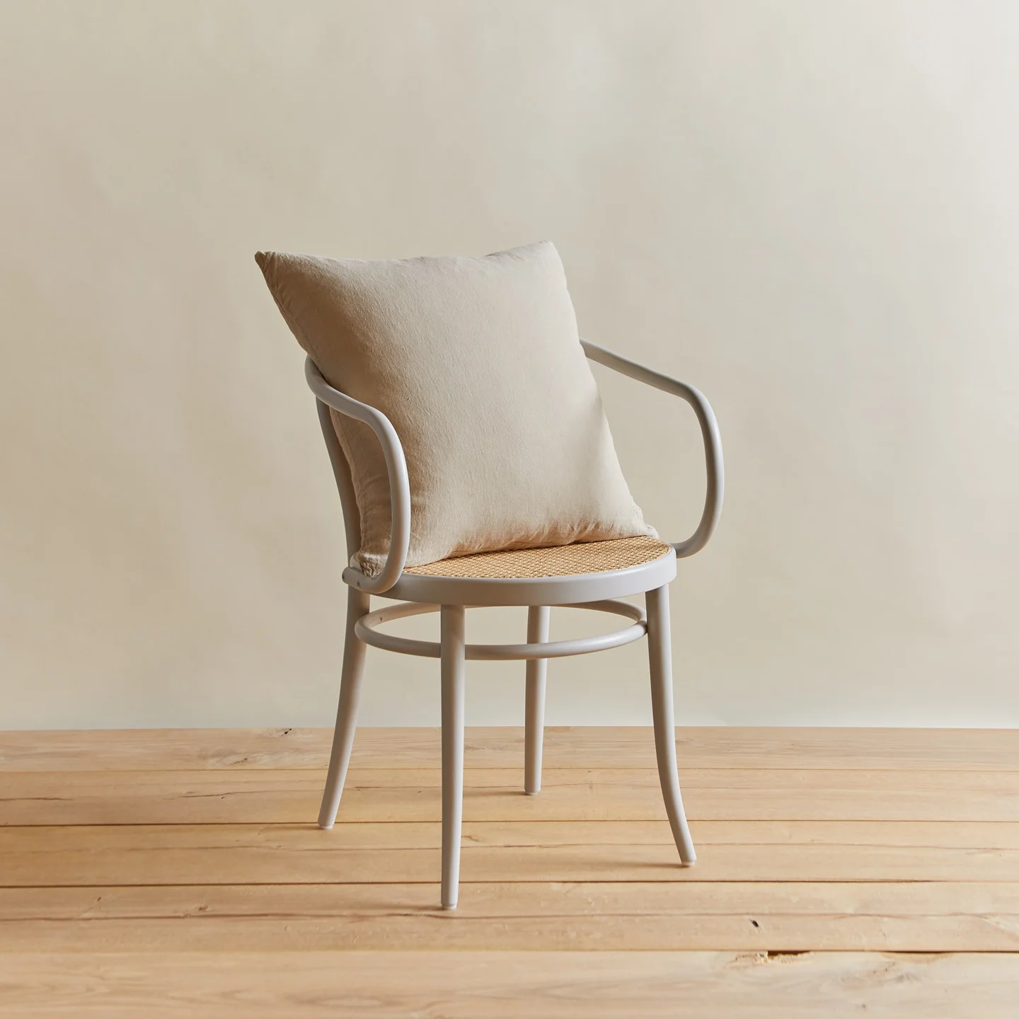Simple Linen 22x22 Pillow - Flax - Image 5