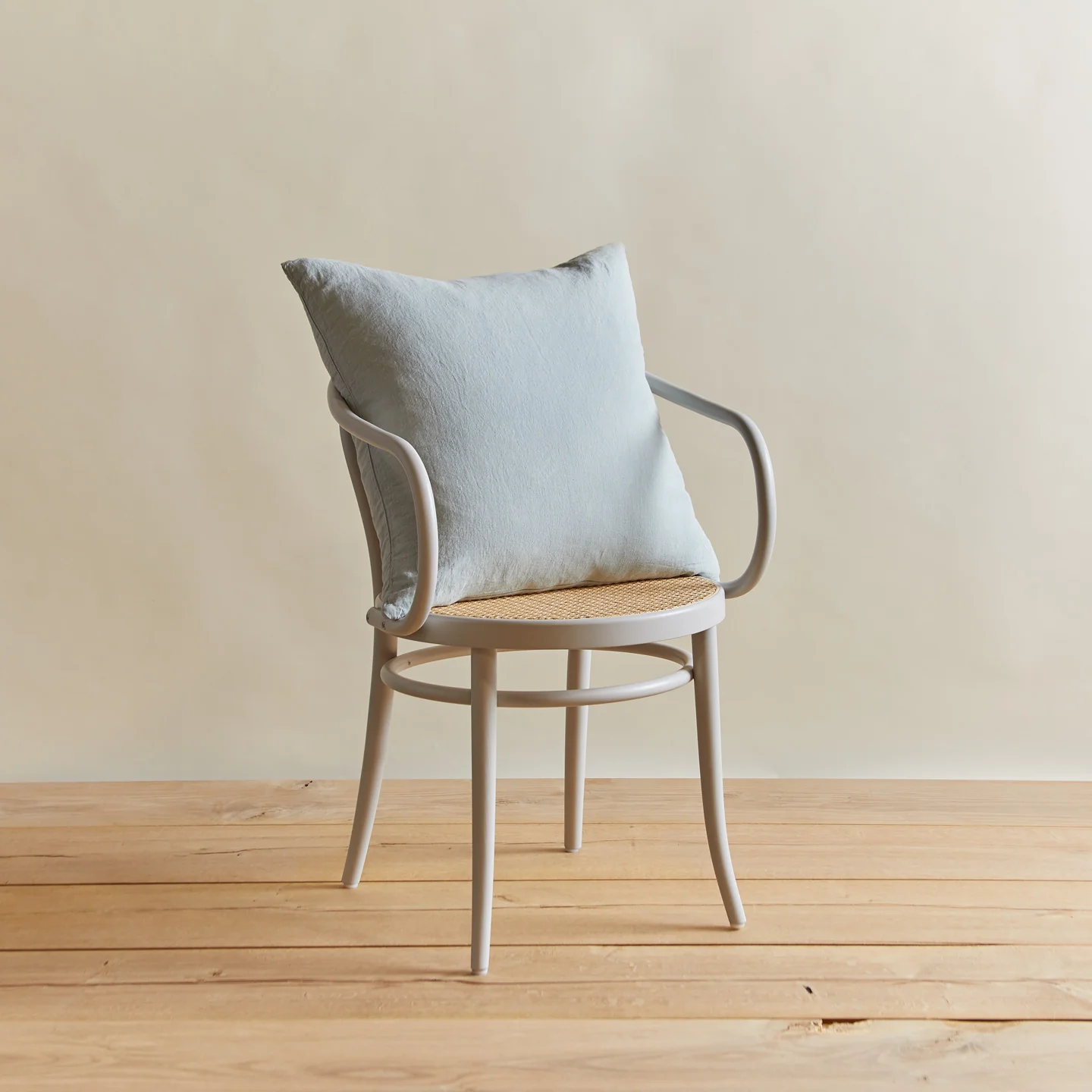 Simple Linen 22x22 Pillow - Sky - Image 5