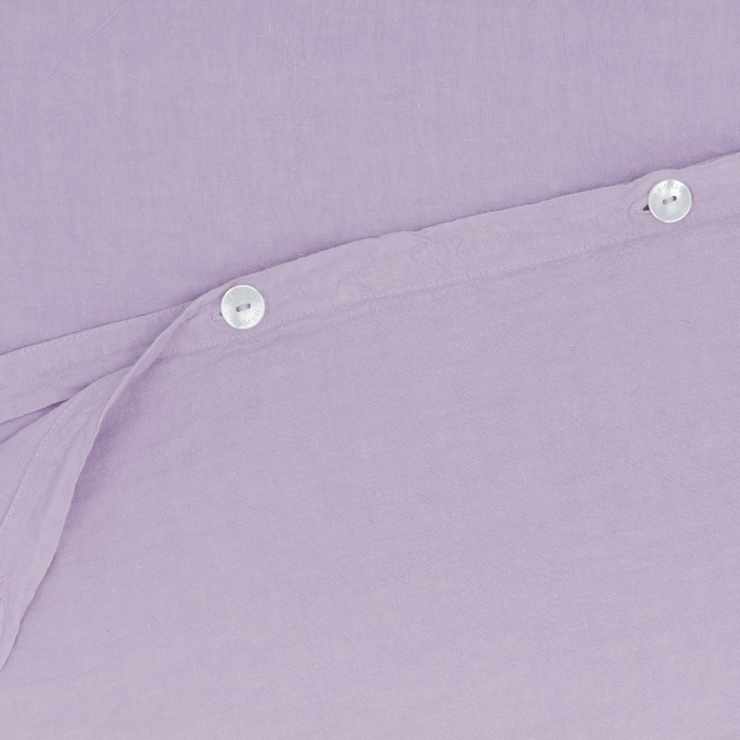 Simple Linen Duvet - Lilac - Image 3