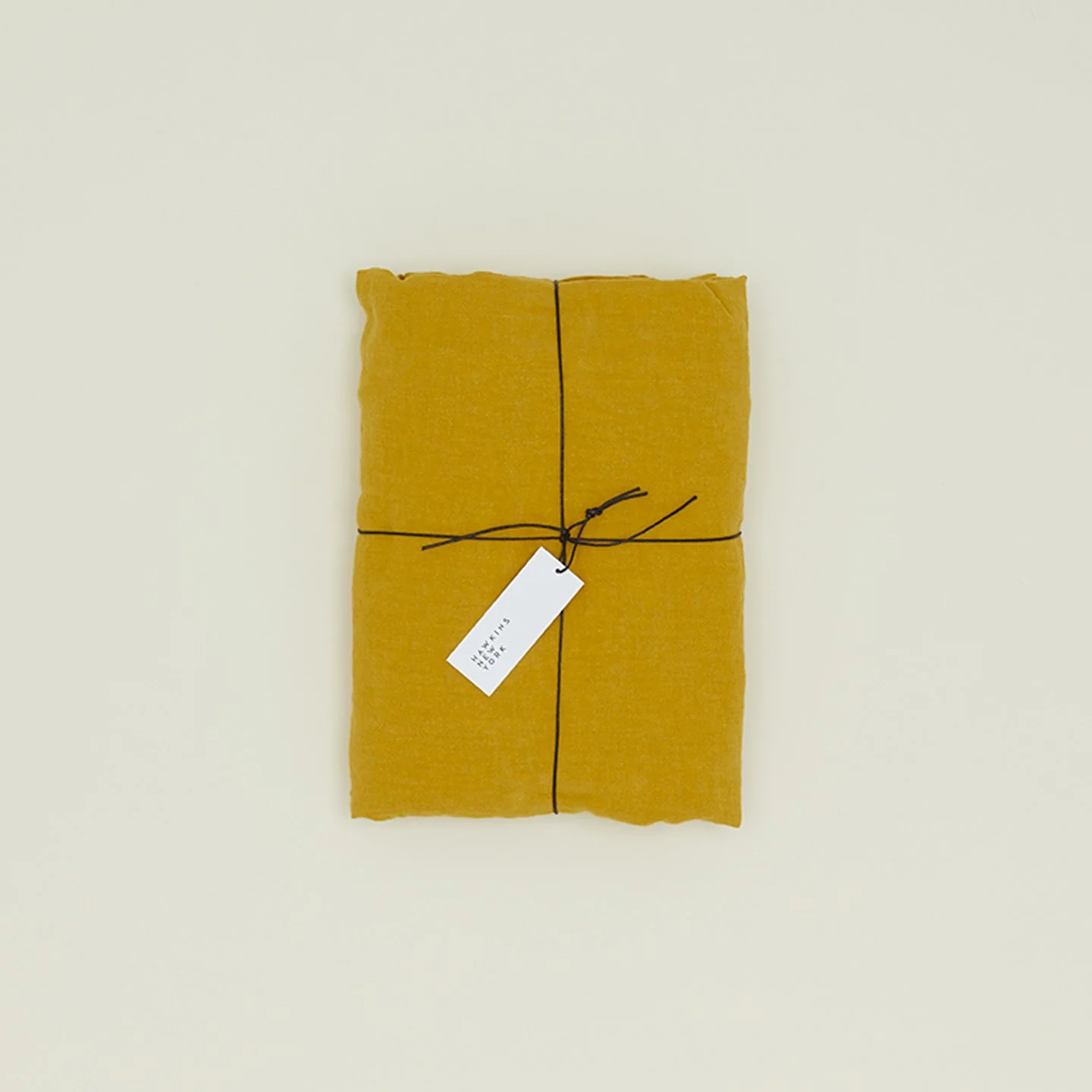 Simple Linen Duvet - Mustard - Image 6