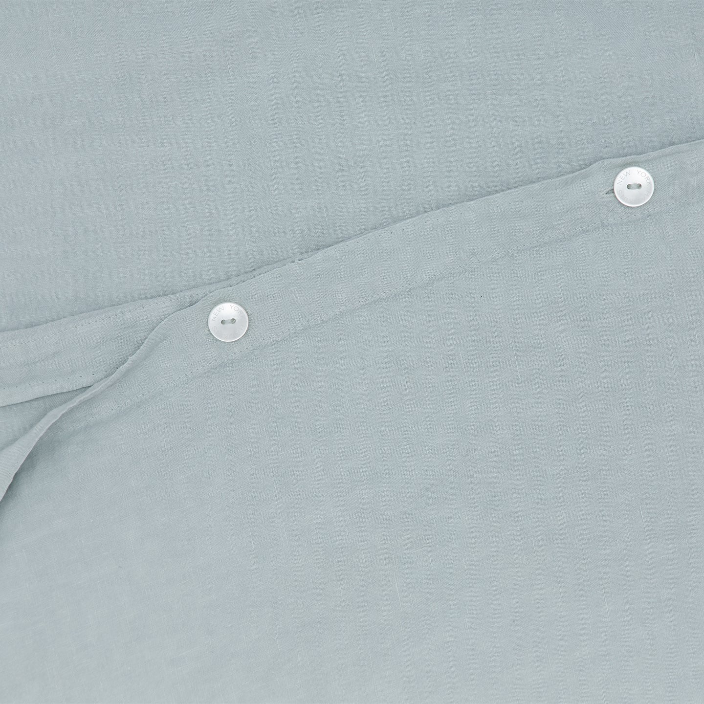 Simple Linen Duvet - Sky - Image 3