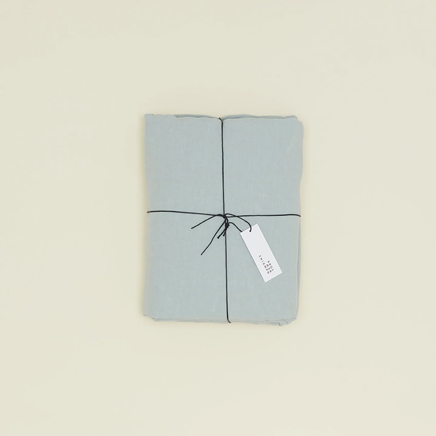 Simple Linen Duvet - Sky - Image 6