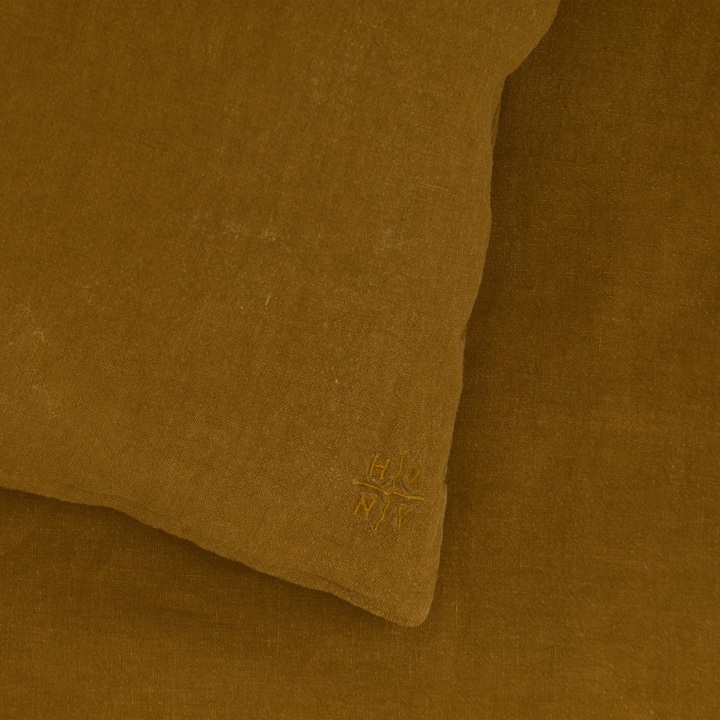 Simple Linen Euro Sham - Bronze - Image 2
