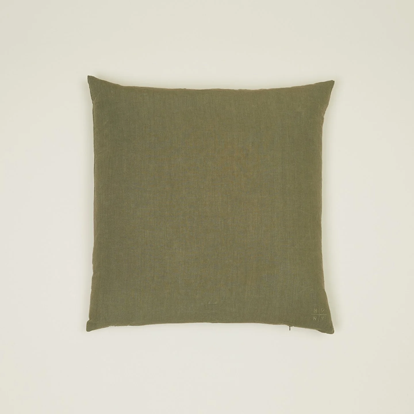 Simple Linen Euro Sham - Olive