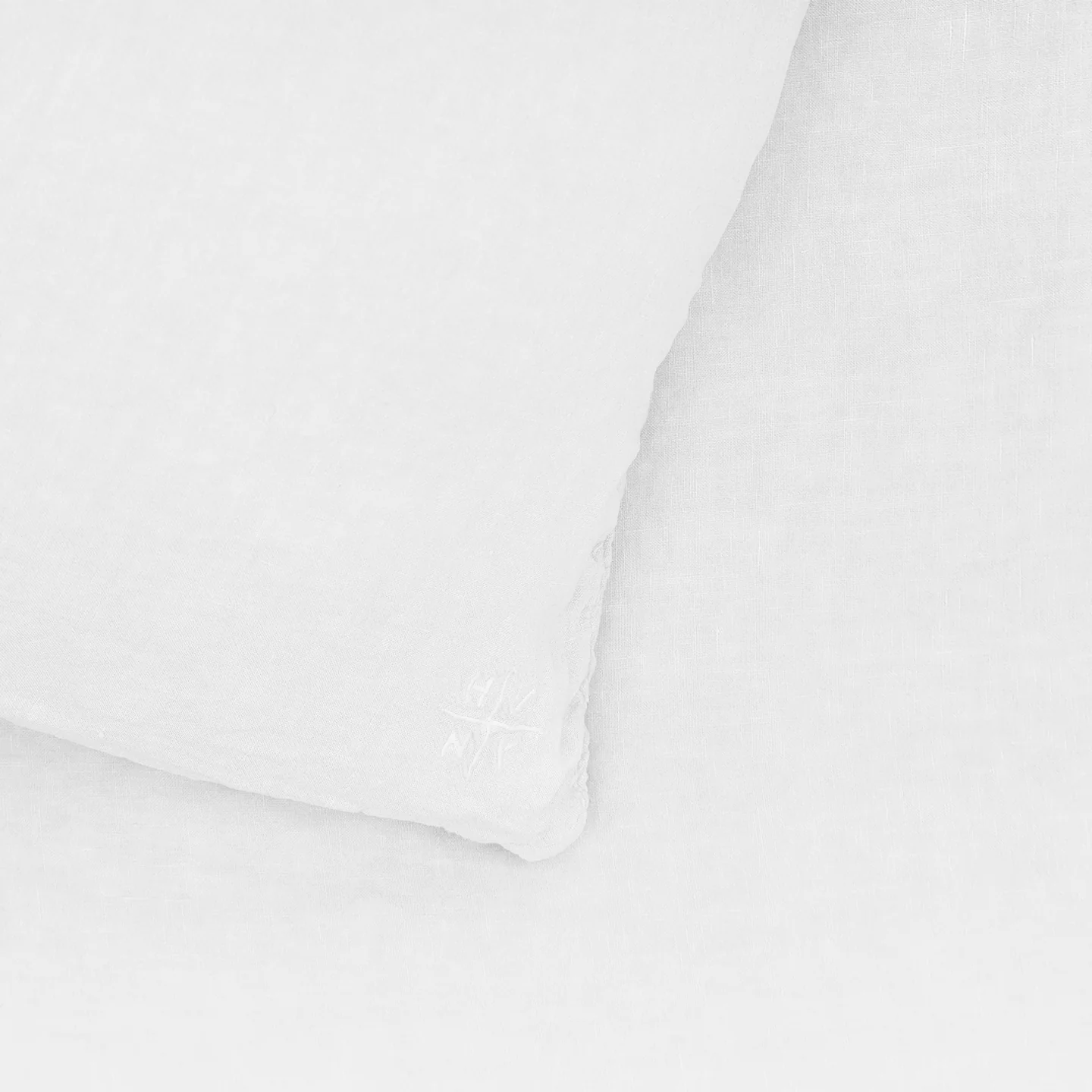 Simple Linen Euro Sham - White - Image 2