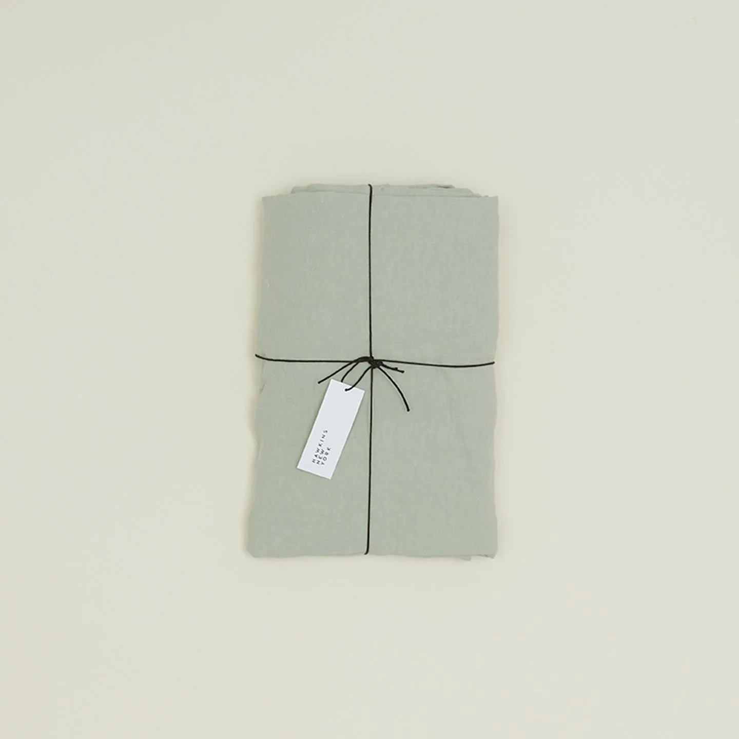 Simple Linen Fitted Sheet - Sage - Image 3