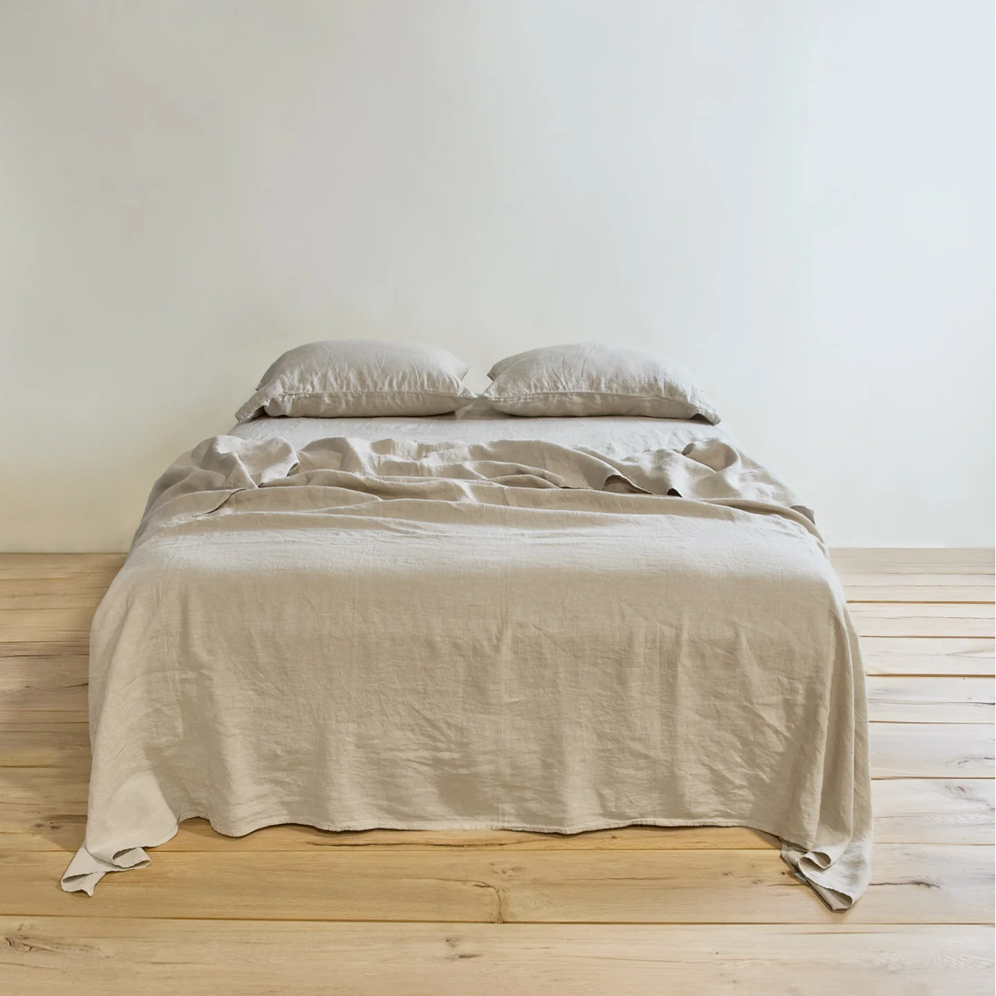 Simple Linen Flat Sheet - Flax - Image 2