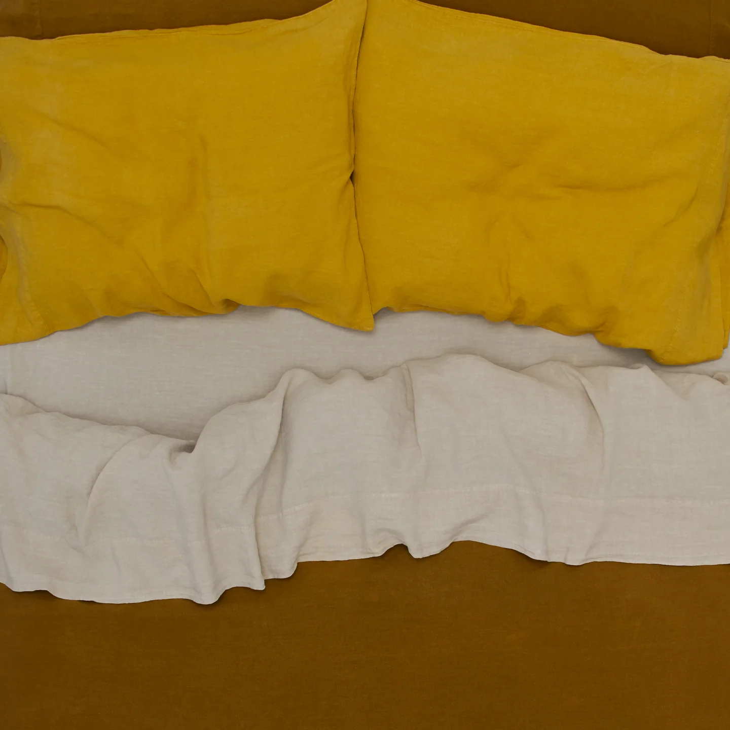Simple Linen Flat Sheet - Flax - Image 3