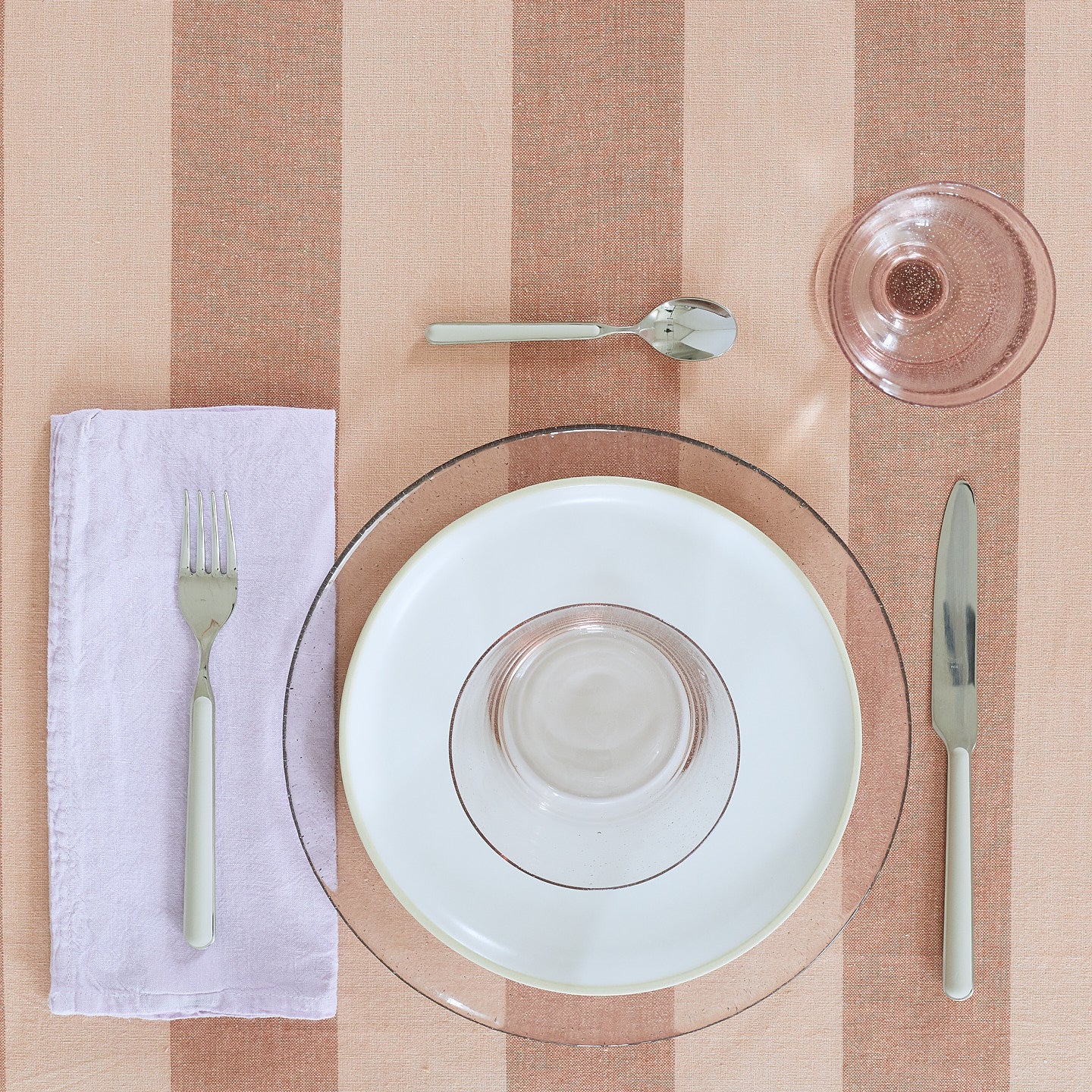 Simple Linen Napkin - Lilac - Image 5