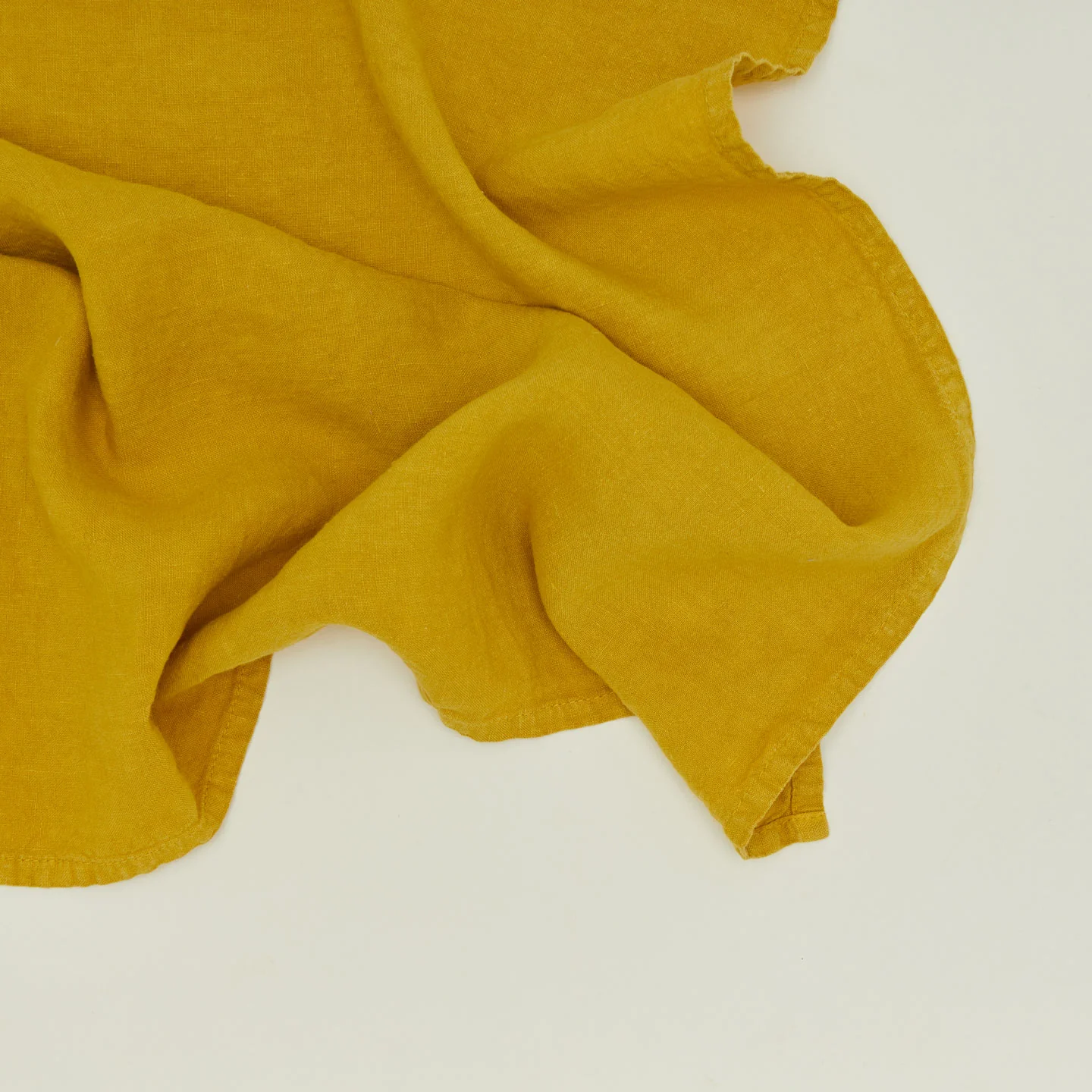 Simple Linen Napkin - Mustard - Image 3