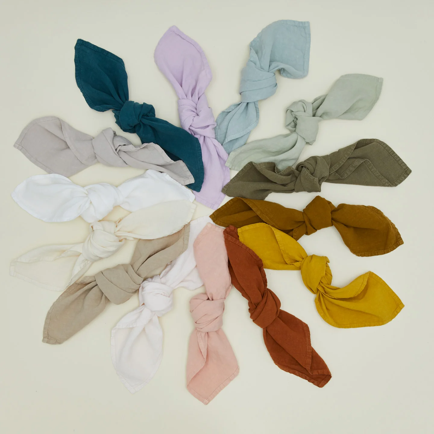 Simple Linen Napkin - Mustard - Image 4