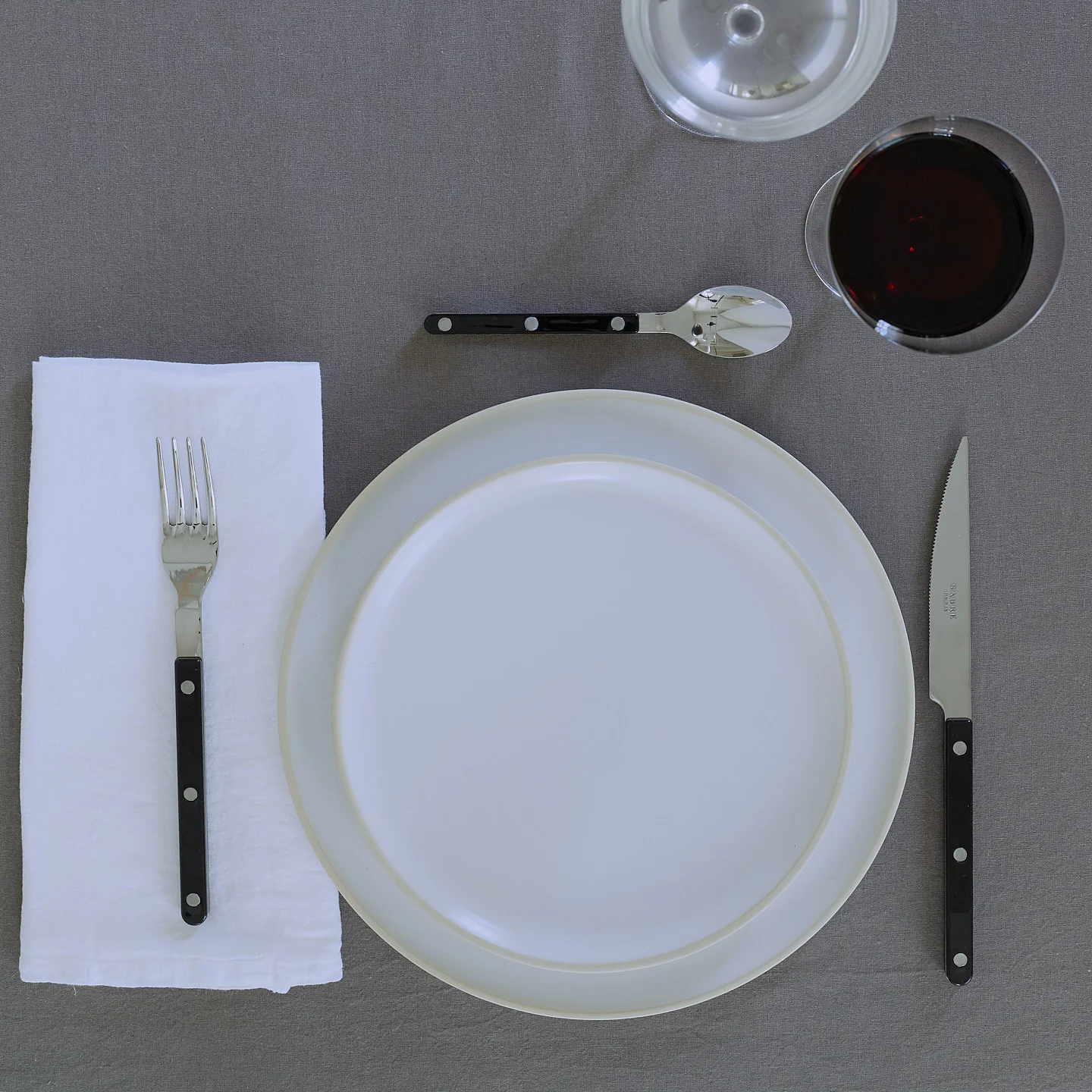 Simple Linen Napkin - White - Image 4