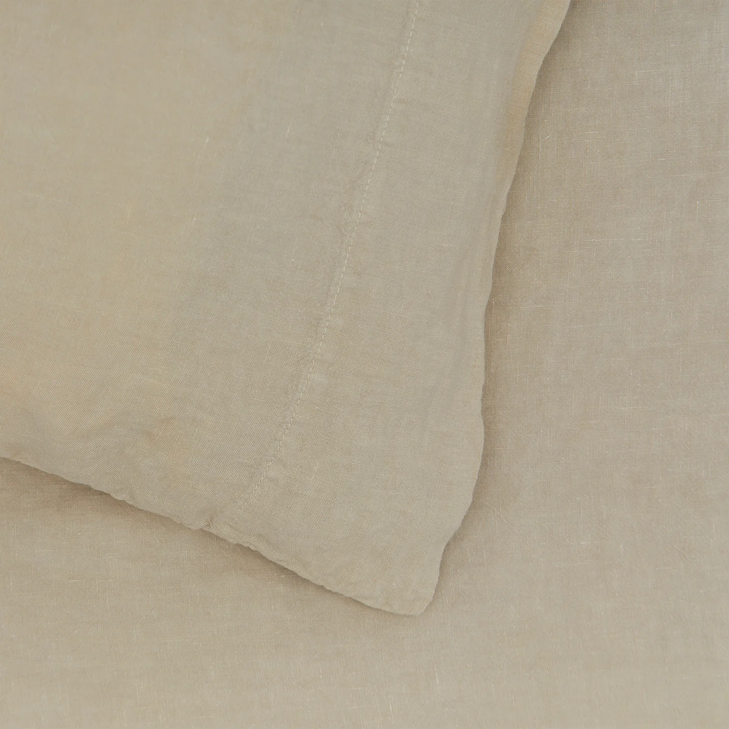 Simple Linen Pillowcases, Set of 2 - Flax - Image 3