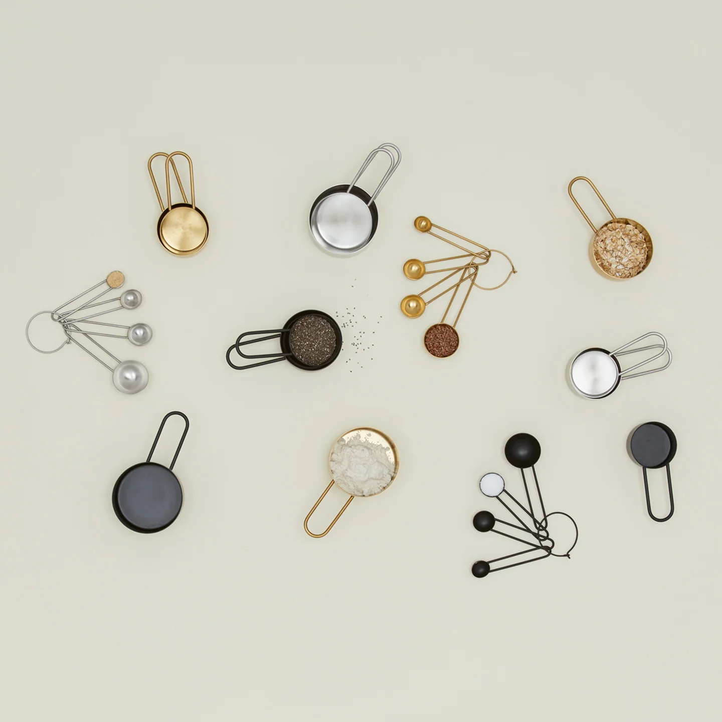 Simple Measuring Spoons - Silver - Image 6