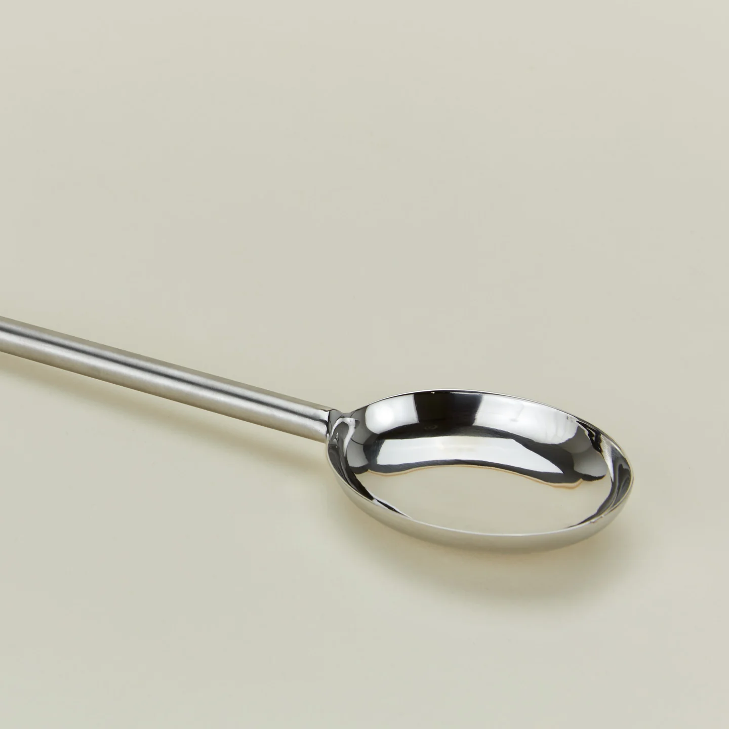 Simple Metal Spoon - Silver - Image 4
