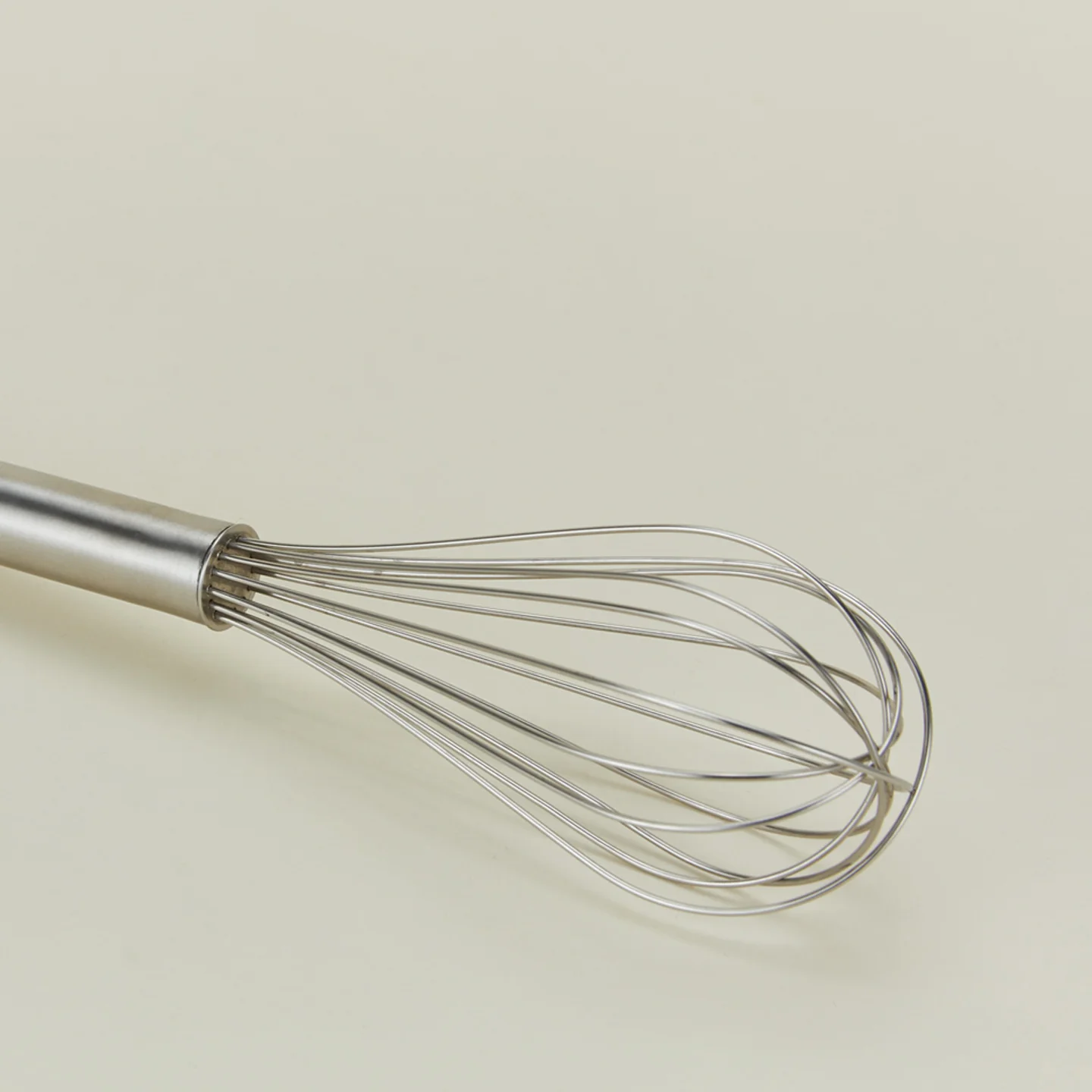 Simple Metal Whisk - Silver - Image 4