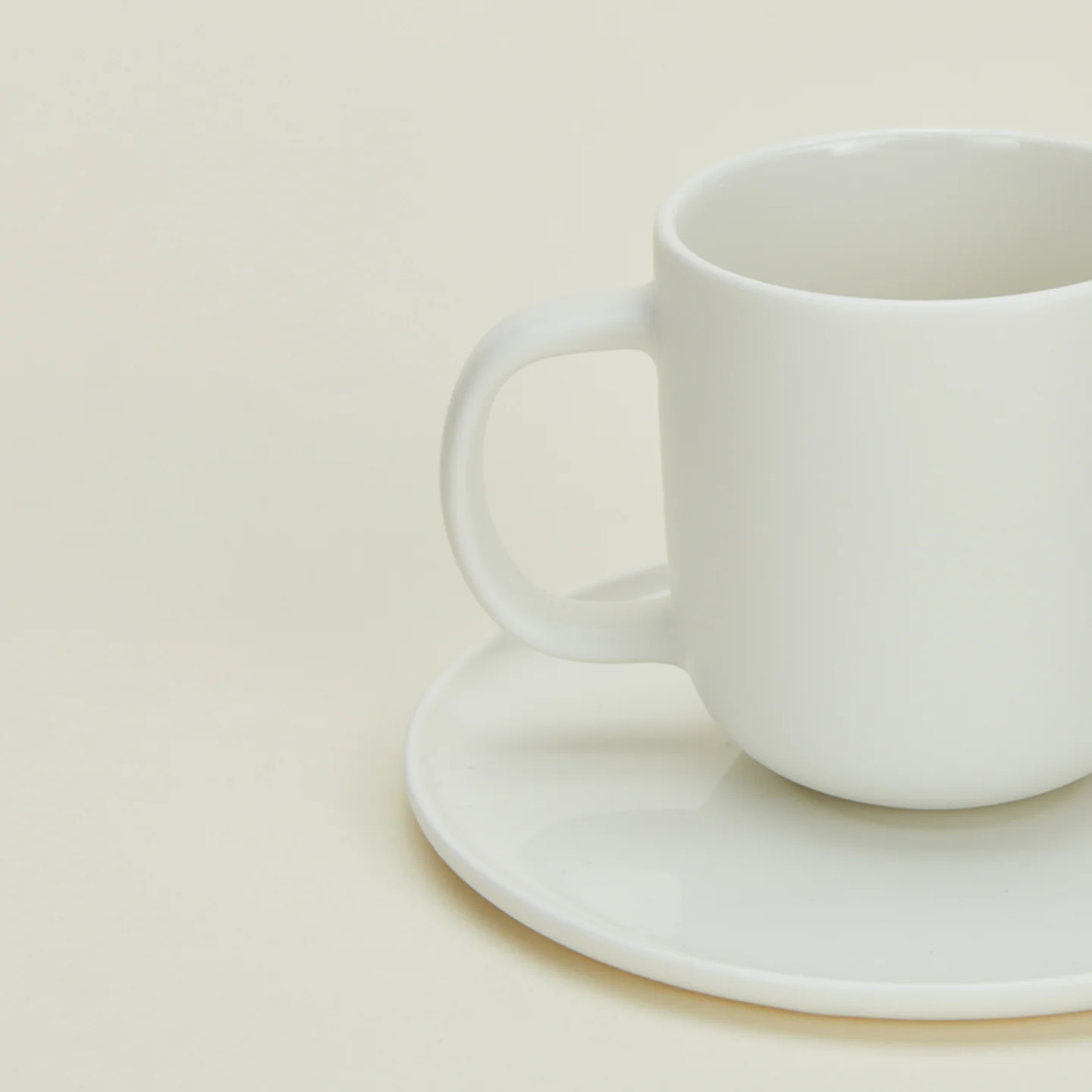 Simple Porcelain Espresso Mugs, Set of 2 - Image 3