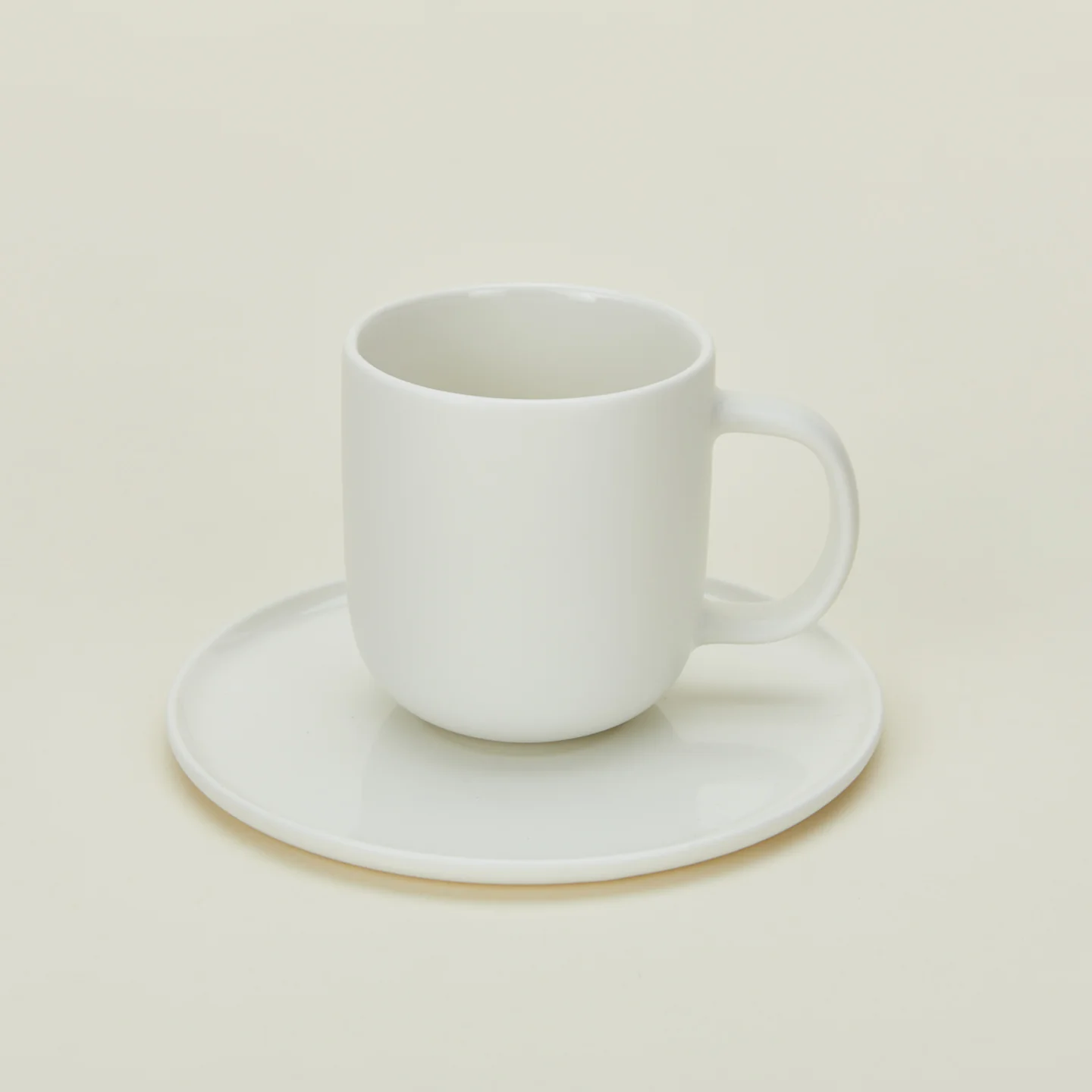 Simple Porcelain Espresso Mugs, Set of 2 - Image 4