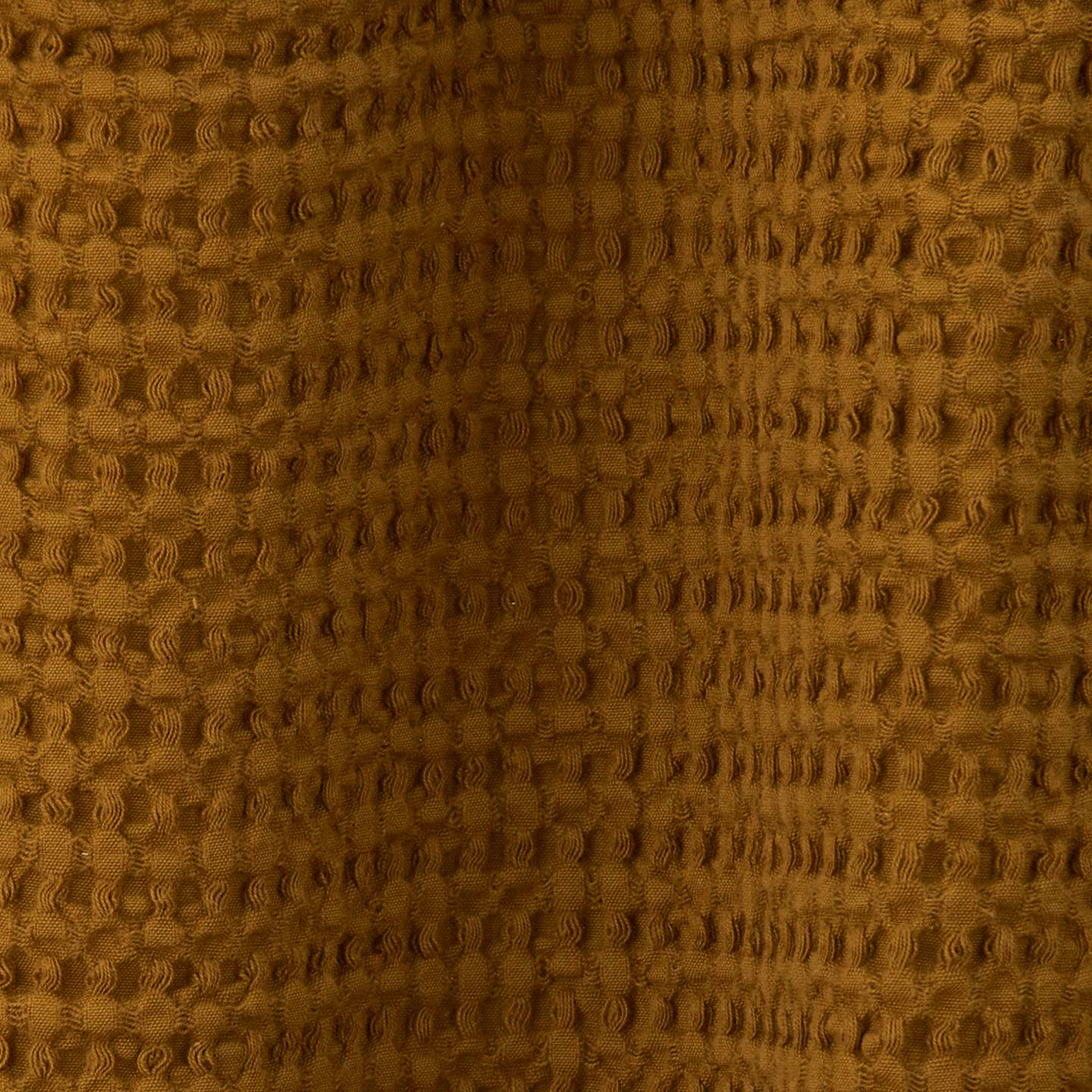 Simple Waffle Shower Curtain - Bronze - Image 3