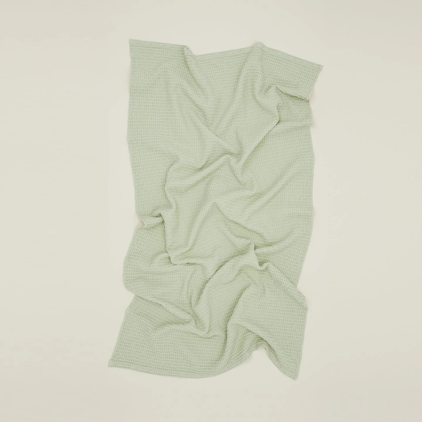 Simple Waffle Towel - Sage