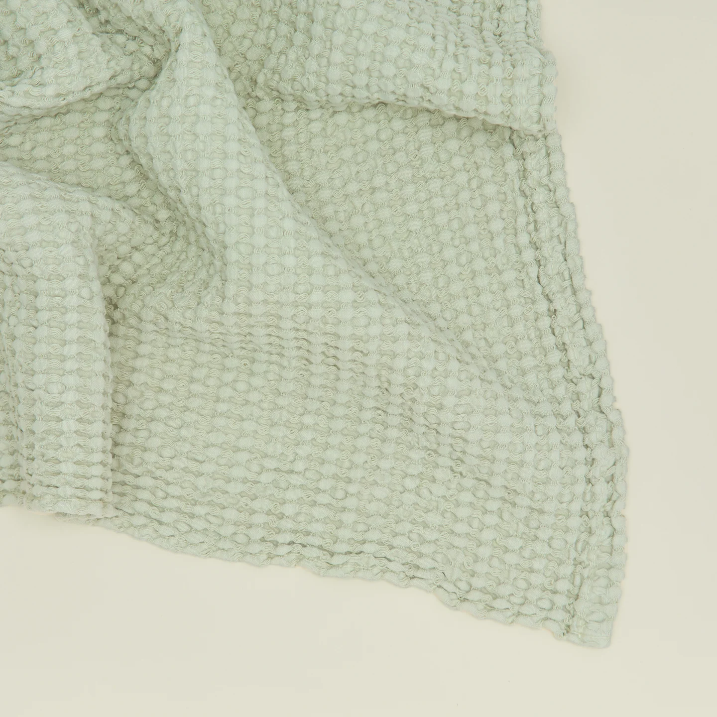 Simple Waffle Towel - Sage - Image 2