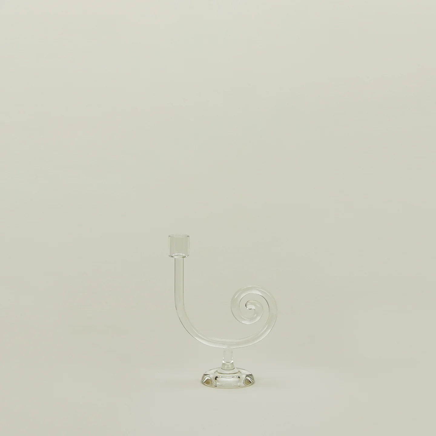 Single Stem Spiral Candle Holder - Image 2
