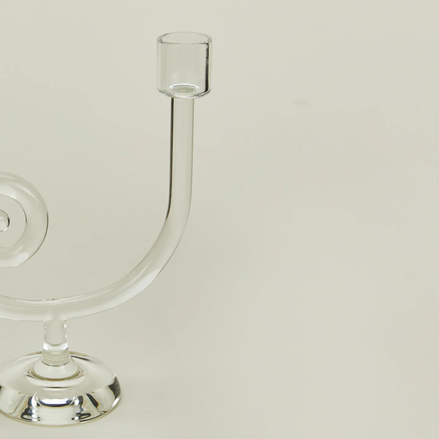 Single Stem Spiral Candle Holder - Image 4