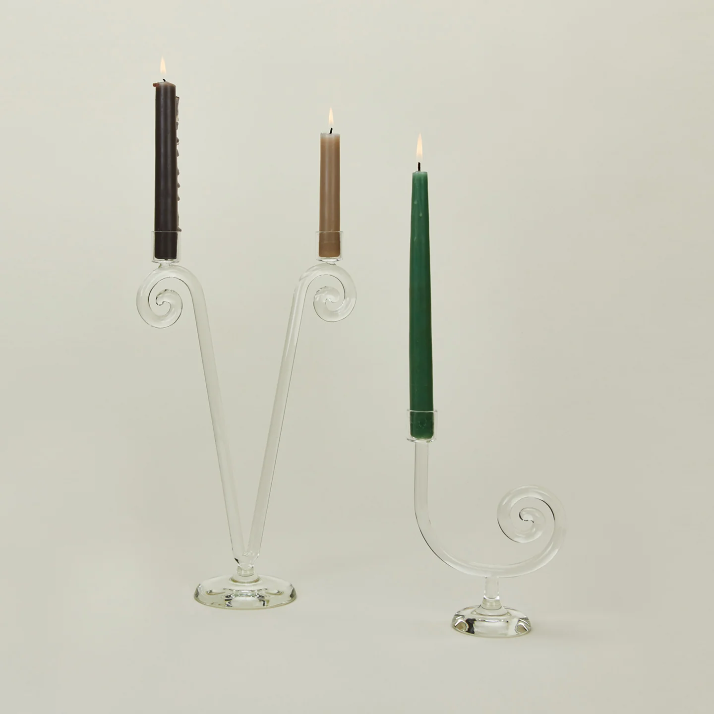 Single Stem Spiral Candle Holder - Image 5