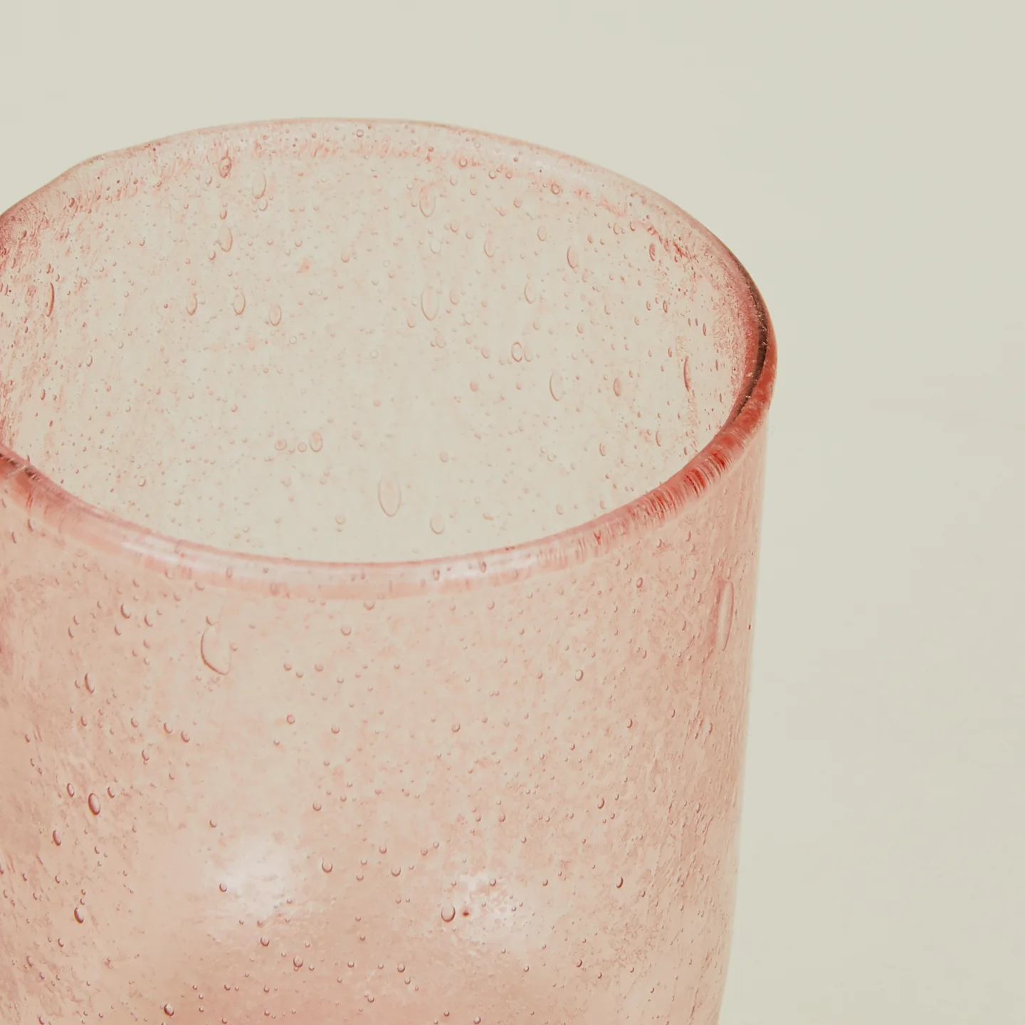 Small Seeded Glass, Set of 4 - Blush - Image 3