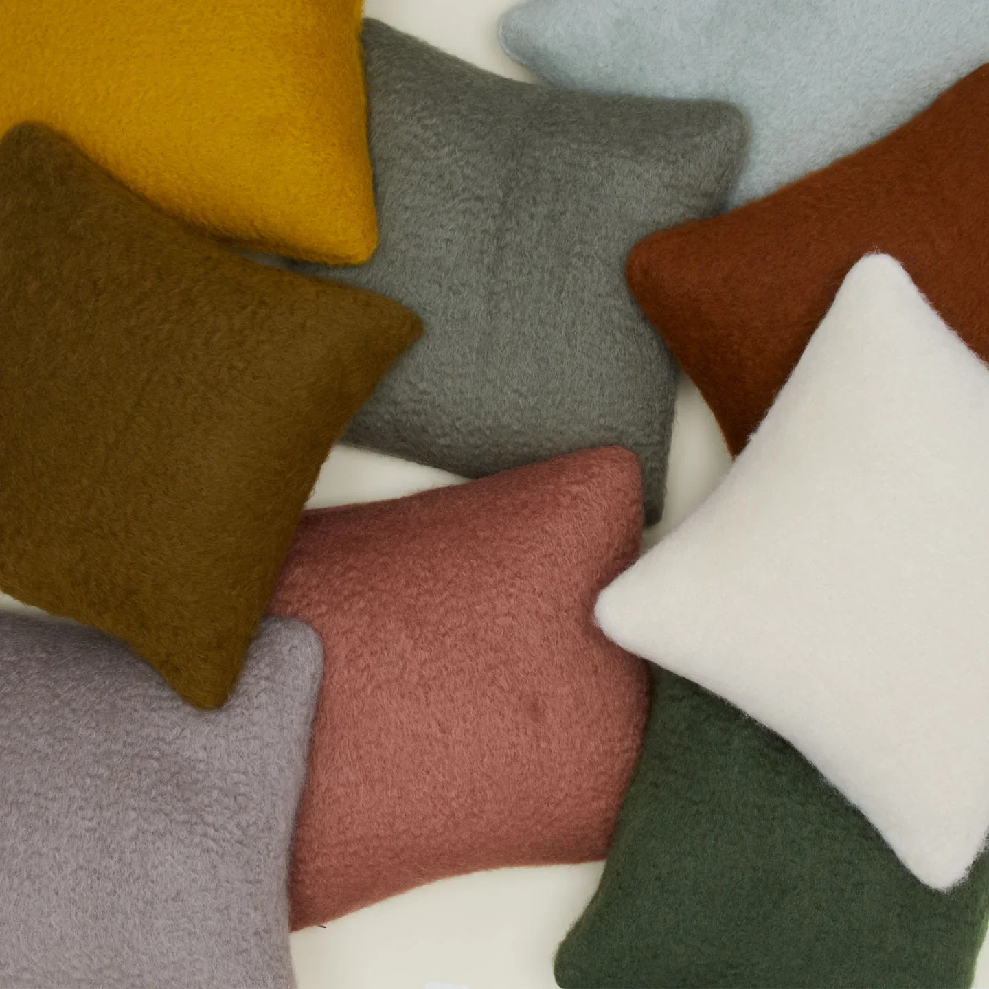 Mohair Pillow - Light Grey - Image 3
