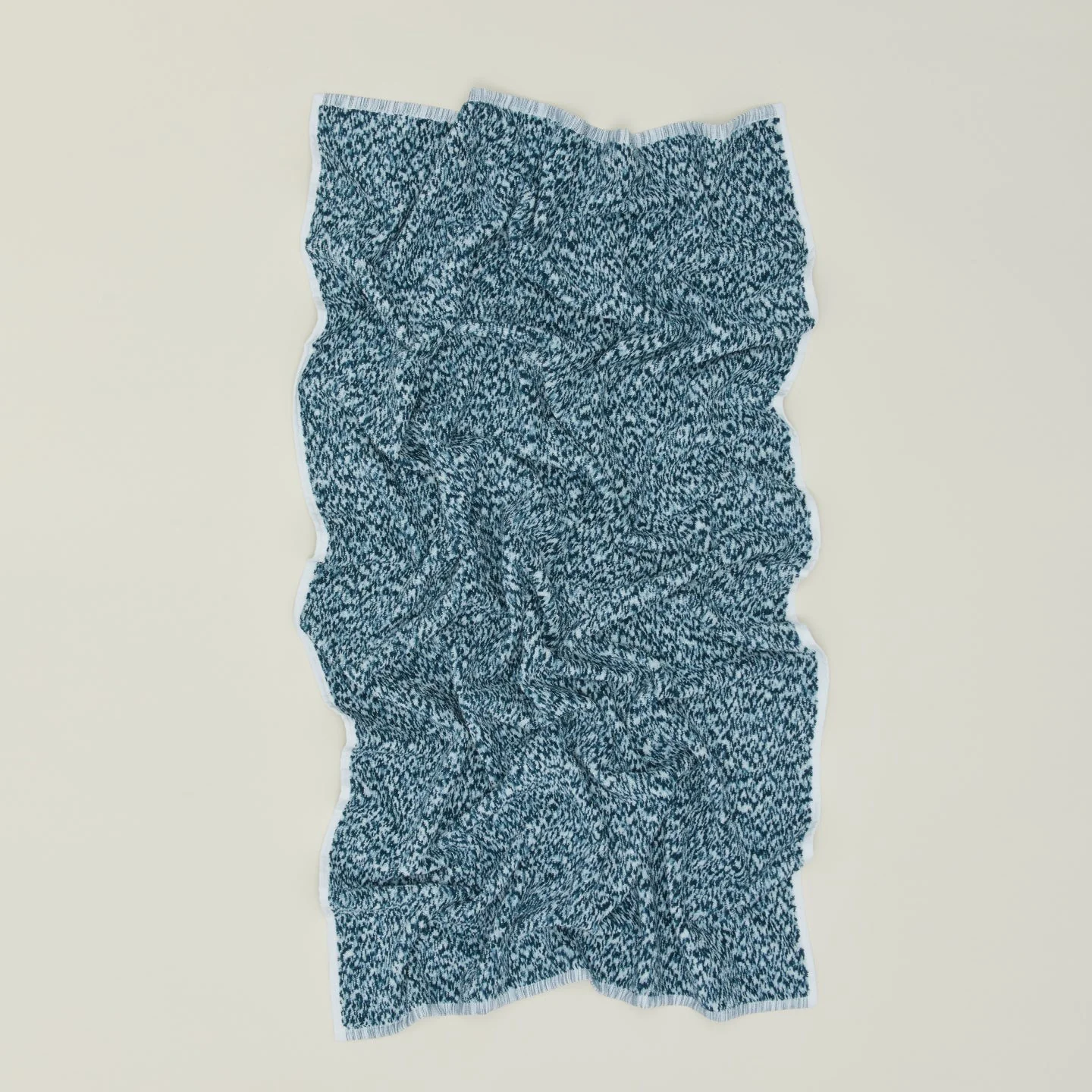 Space Dye Terry Towel - Peacock - Image 3