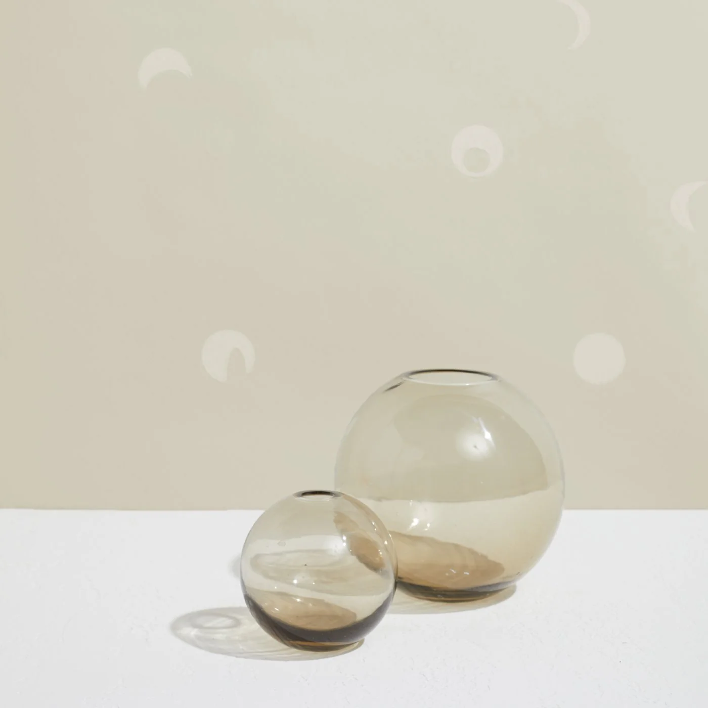Spaced Moons Wallpaper - Linen - Image 2