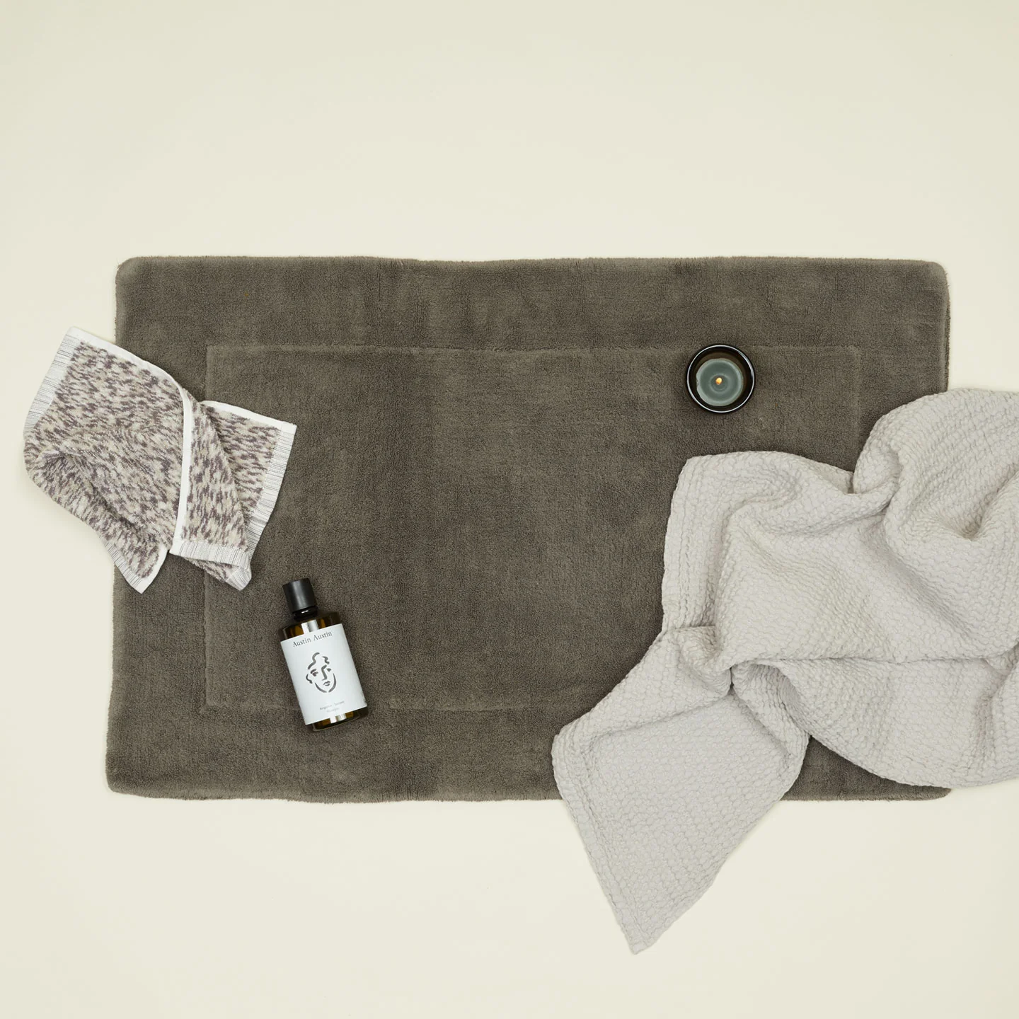 Space Dye Terry Towel - Grey - Image 6