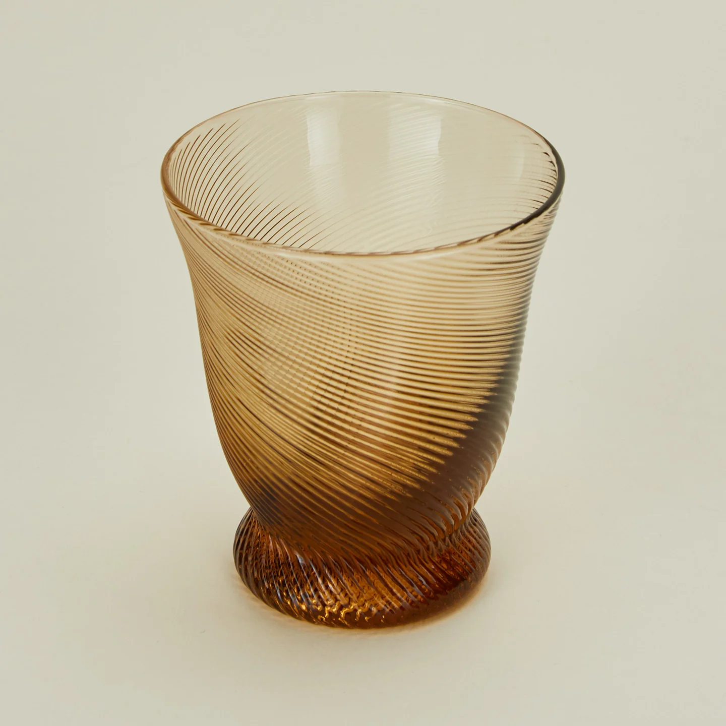 Spiral Tumbler, Set of 4 - Brown - Image 4