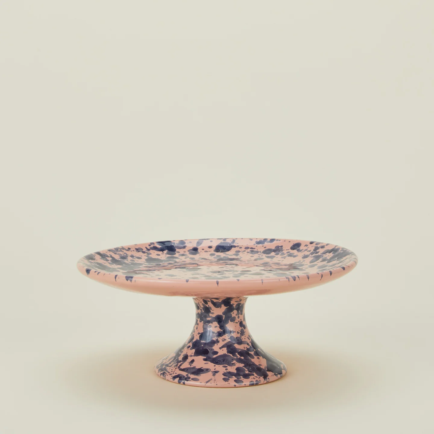 Splatter Cake Stand - Pink/Blue