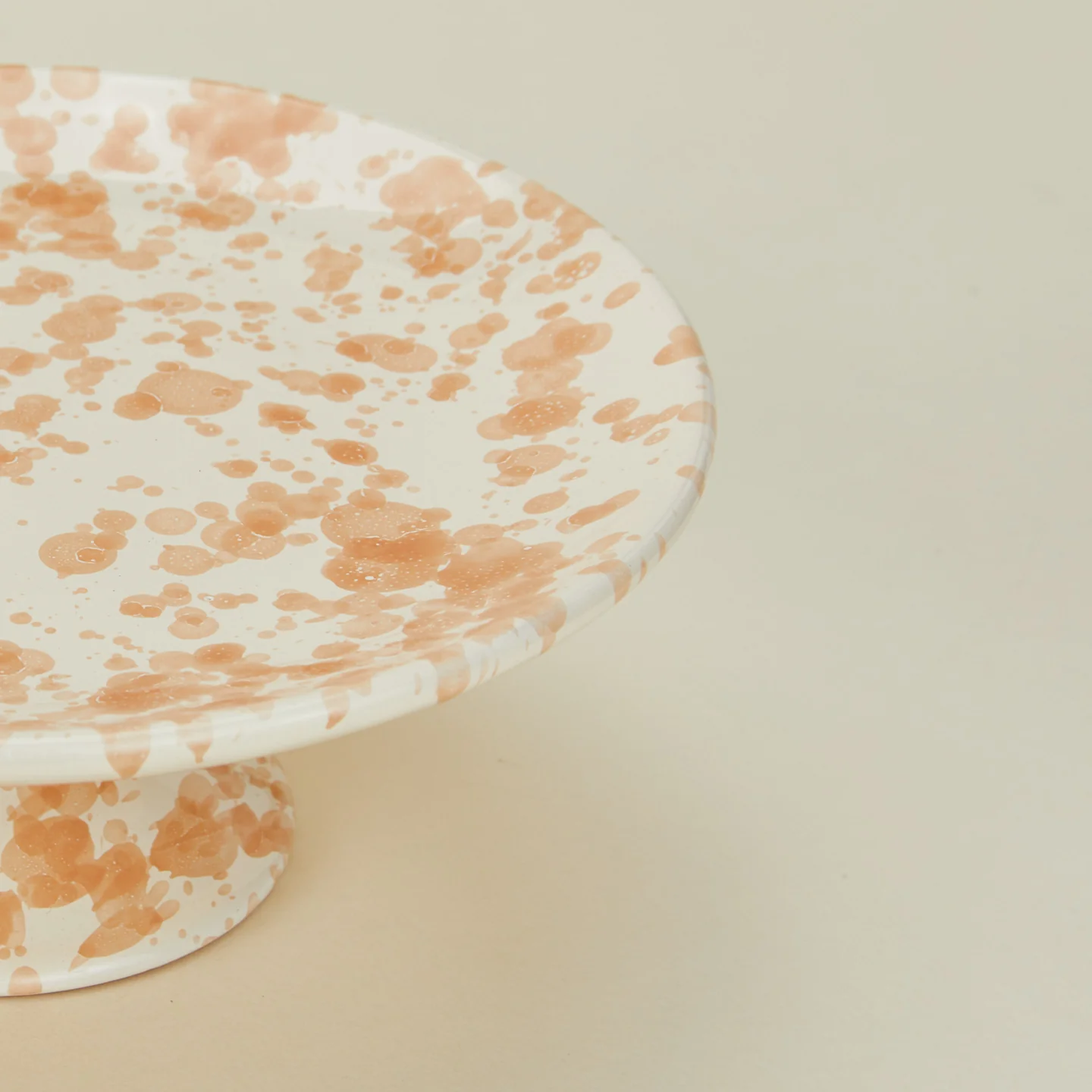 Splatter Cake Stand - Tan/Ivory - Image 4