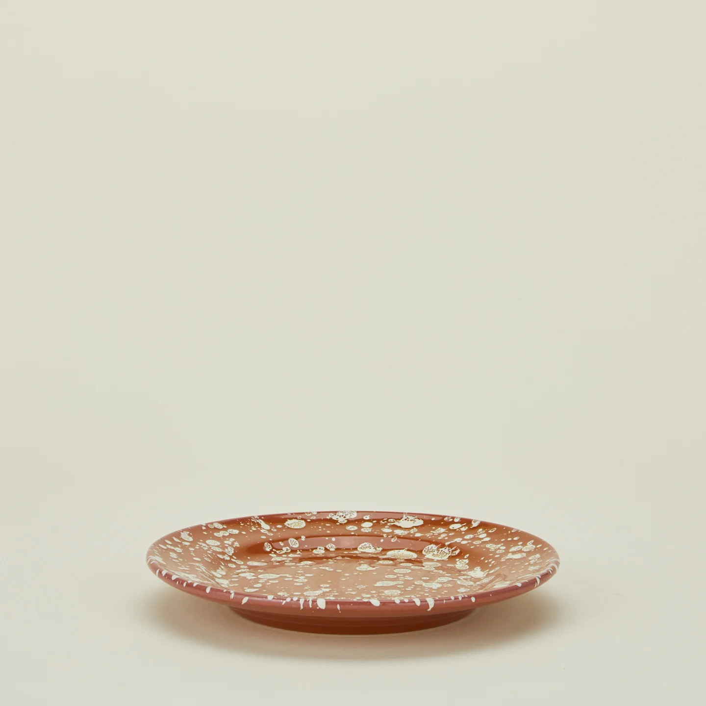 Splatter Dinner Plate - Terracotta/Cream - Image 3