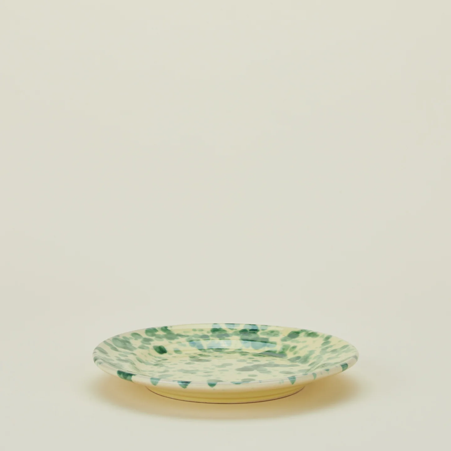 Splatter Dinner Plate - Yellow/Green - Image 3