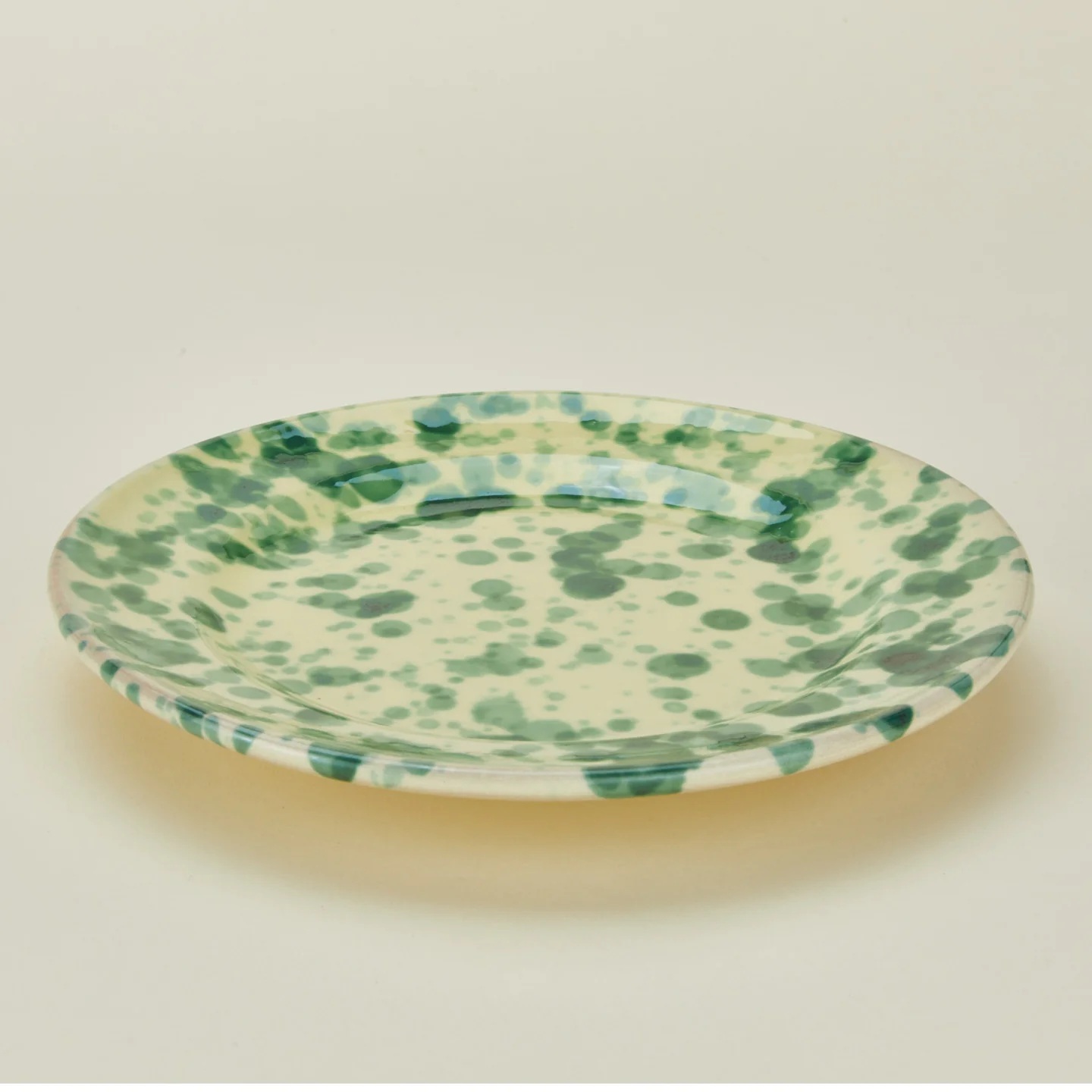 Splatter Dinner Plate - Yellow/Green - Image 4