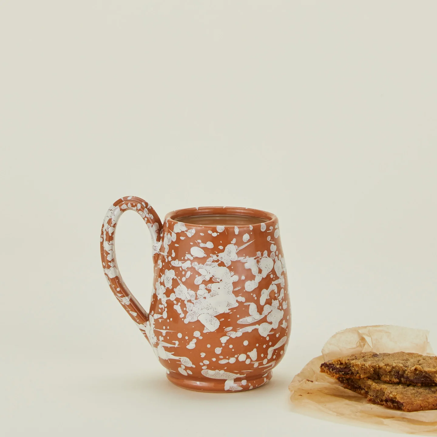 Splatter Mug - Terracotta/Cream - Image 2
