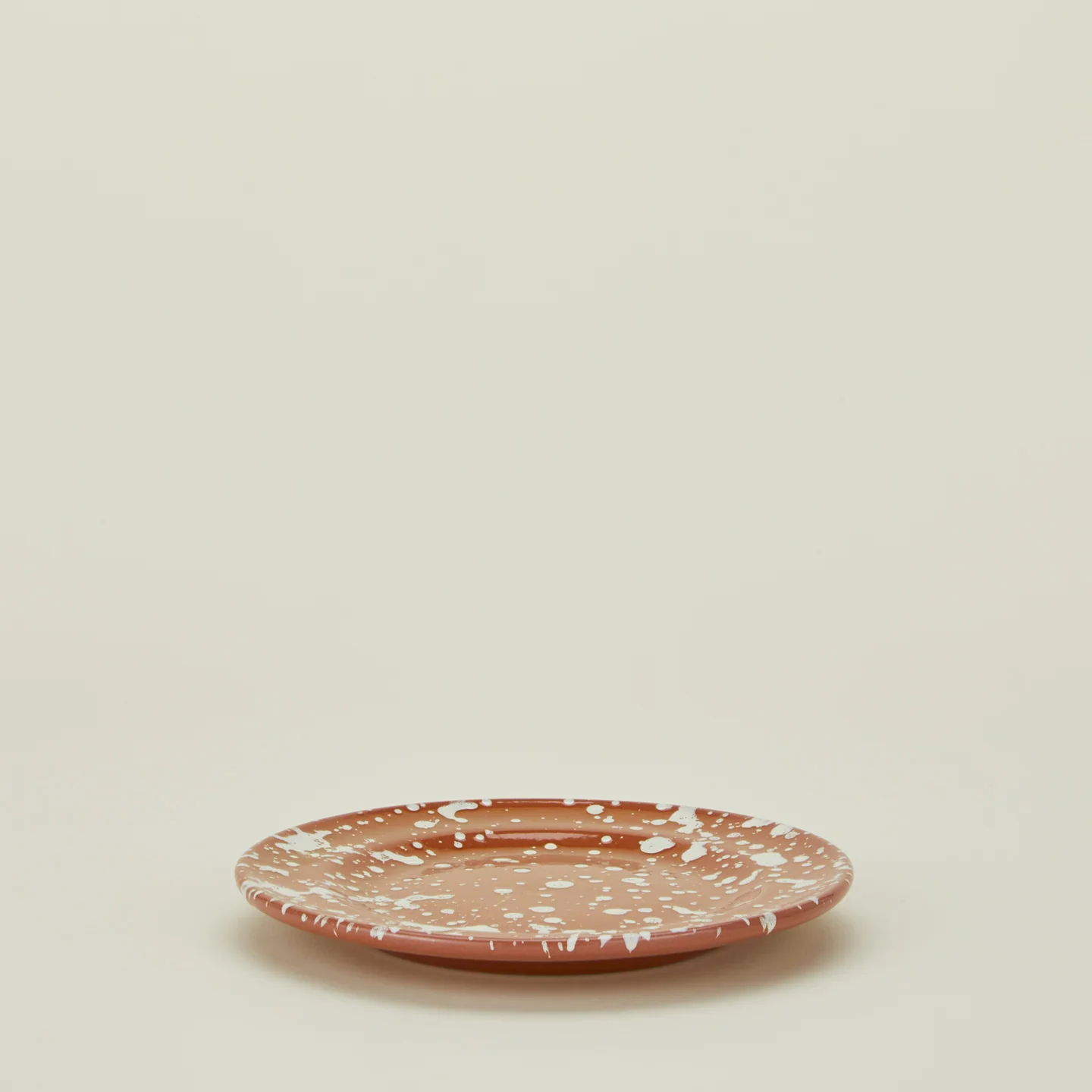 Splatter Salad Plate - Terracotta/Cream - Image 3
