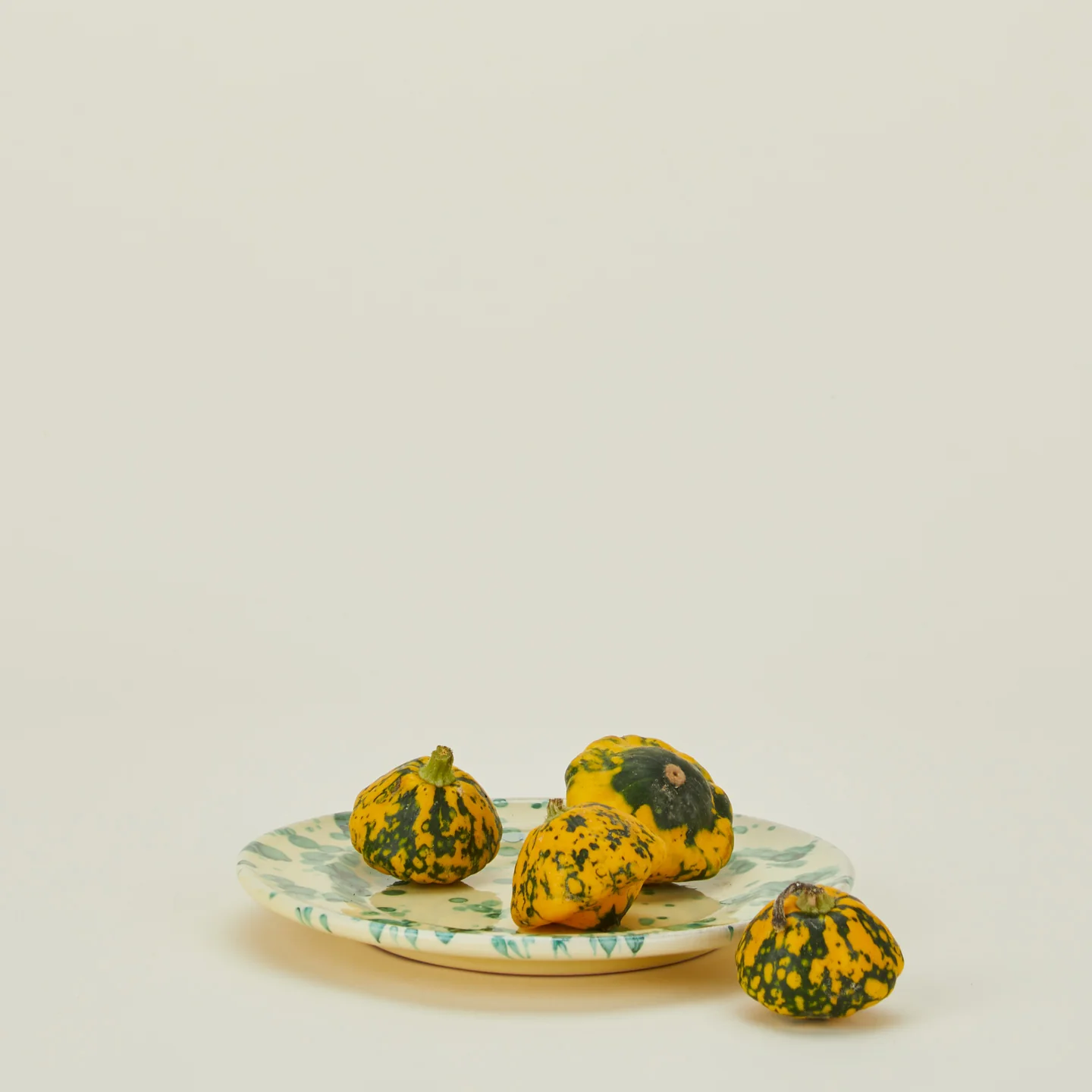 Splatter Salad Plate - Yellow/Green - Image 2