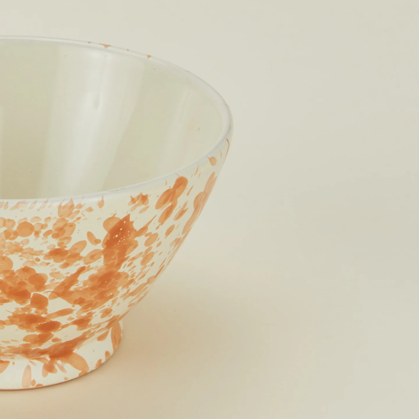 Splatter Small Bowl - Tan/Ivory - Image 4