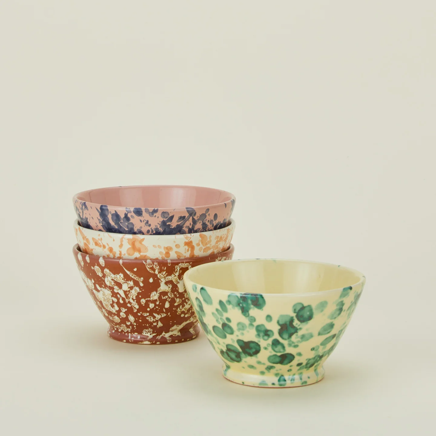 Splatter Small Bowl - Yellow/Green - Image 5
