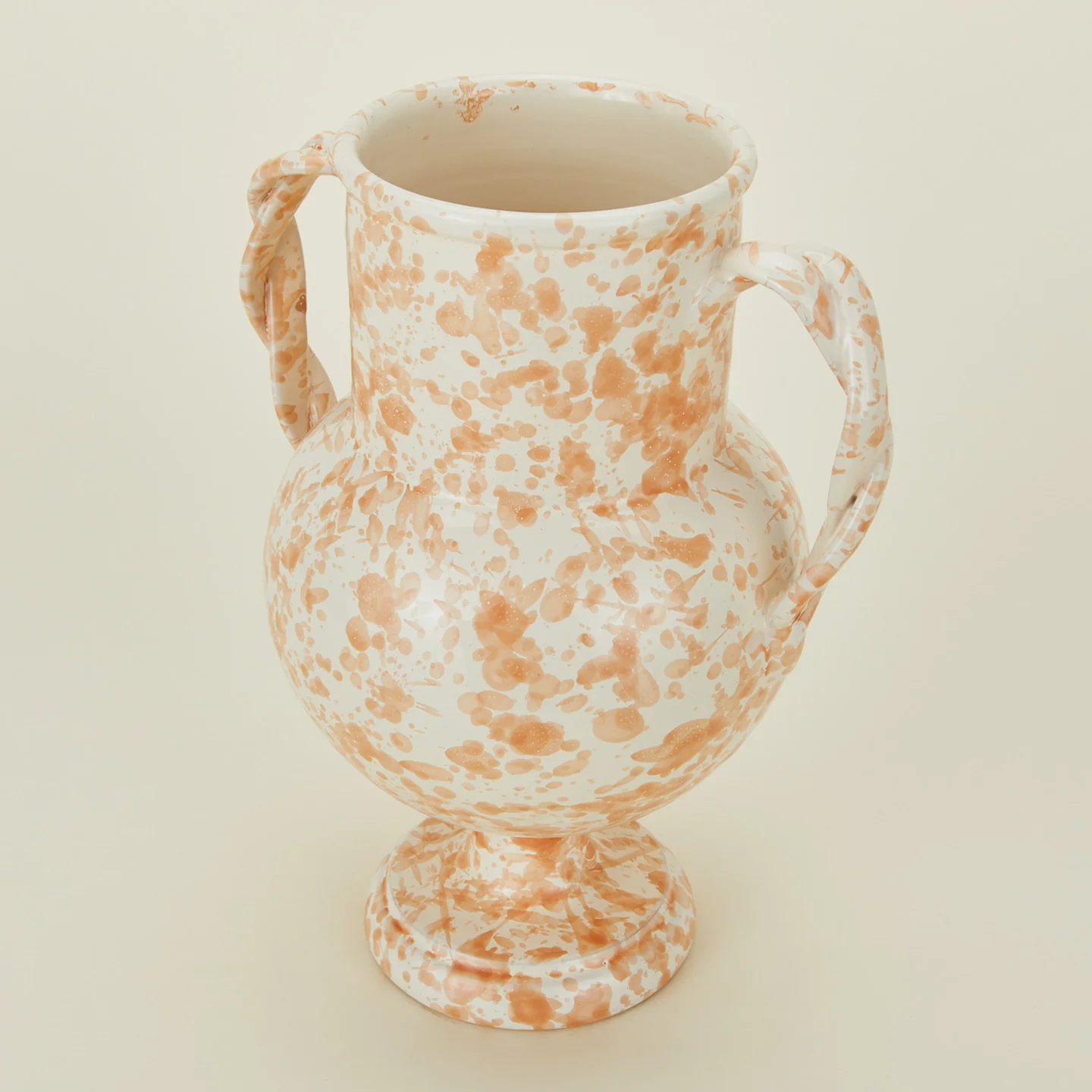 Splatter Verona Vase - Tan/Ivory - Image 5